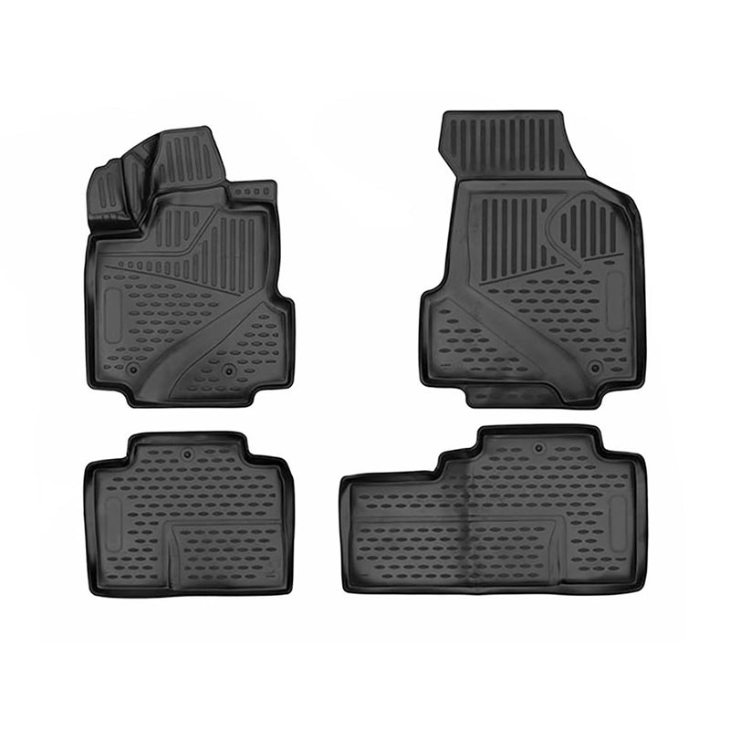 2006-2014 Honda Ridgeline Floor Mats Liners Full Set All Weather Black