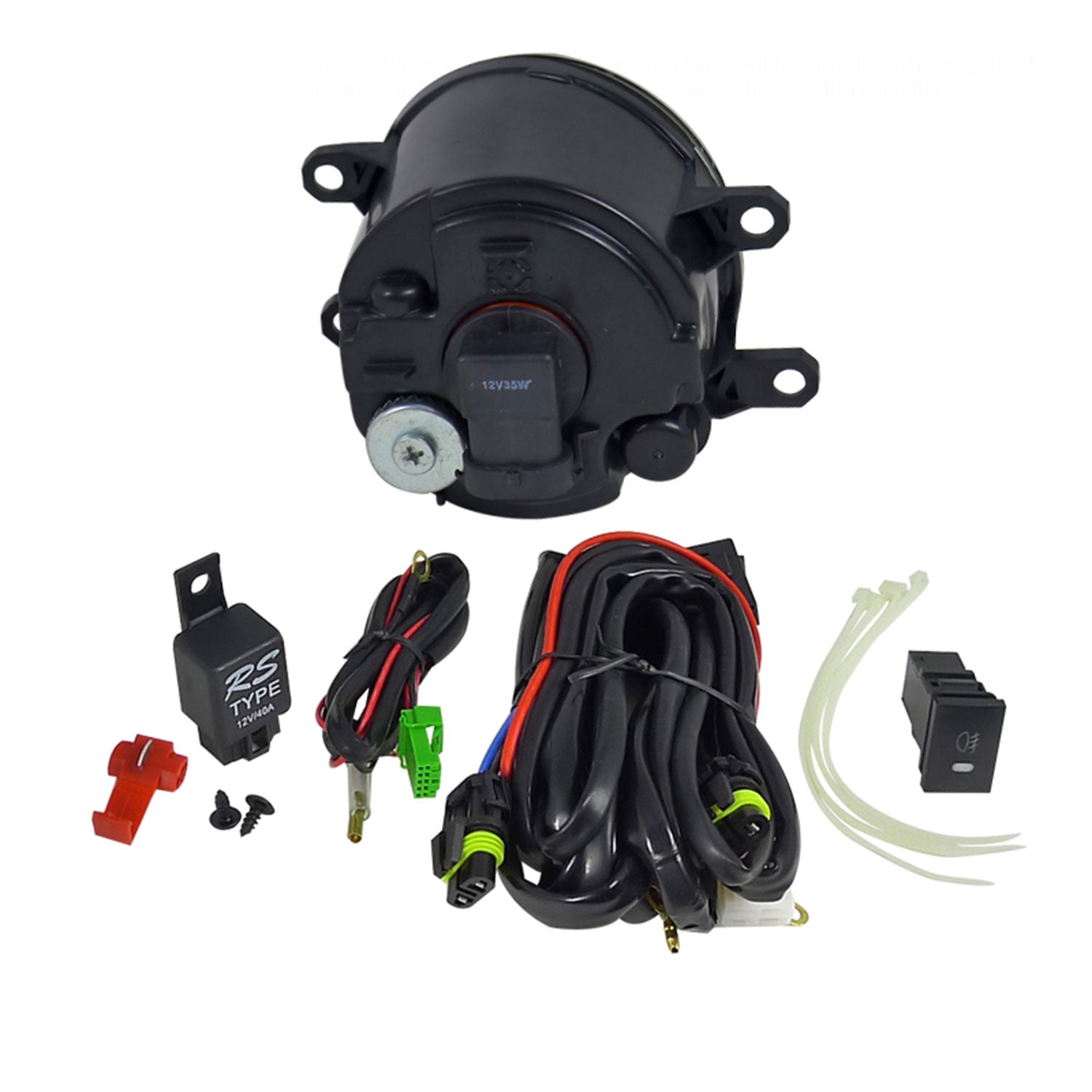 2007-2009 Toyota Camry H11 Fog Lights Kit Chrome Housing/Clear Lens