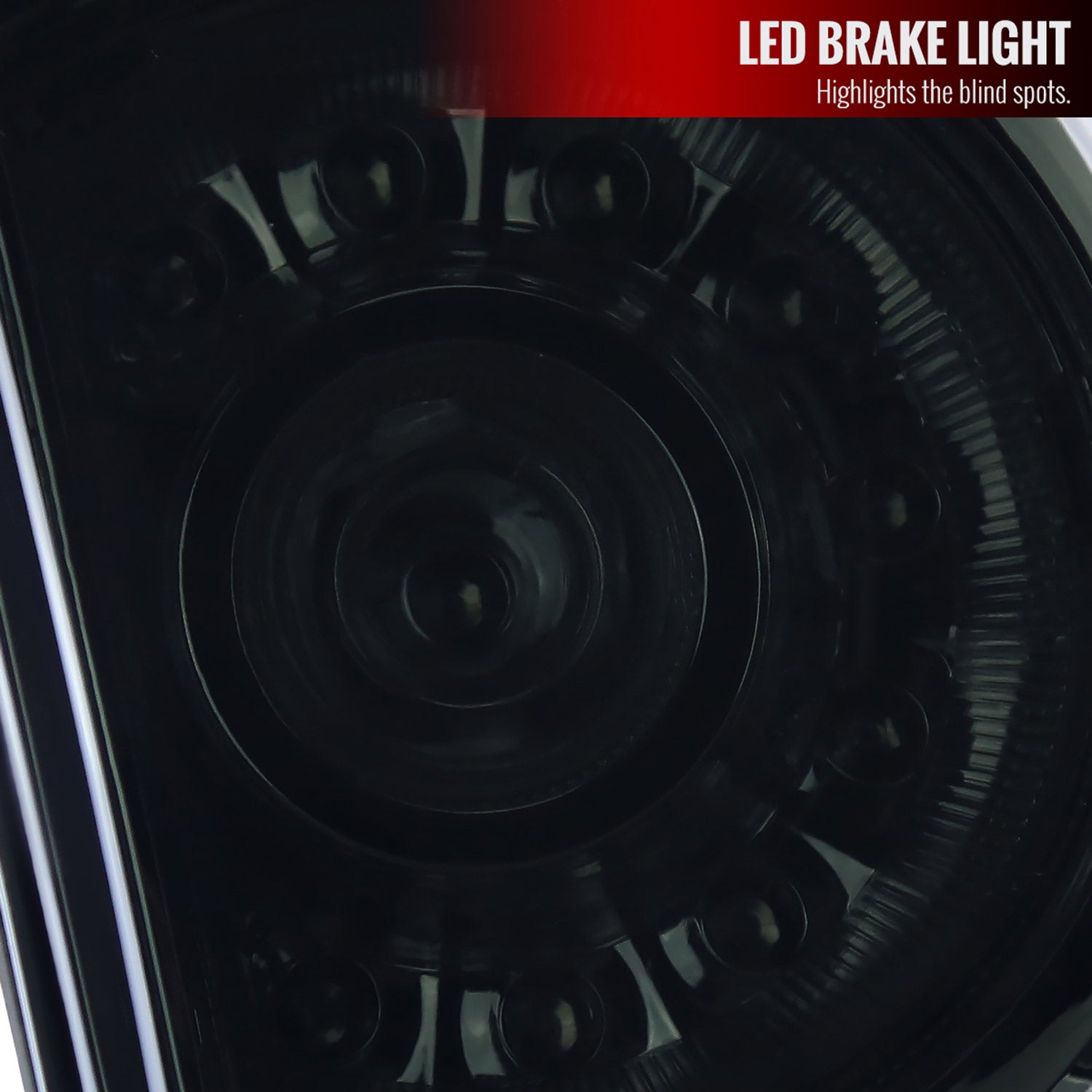 2005-2015 Toyota Tacoma LED Tail Lights Chrome Housing/Dark Smoke Lens