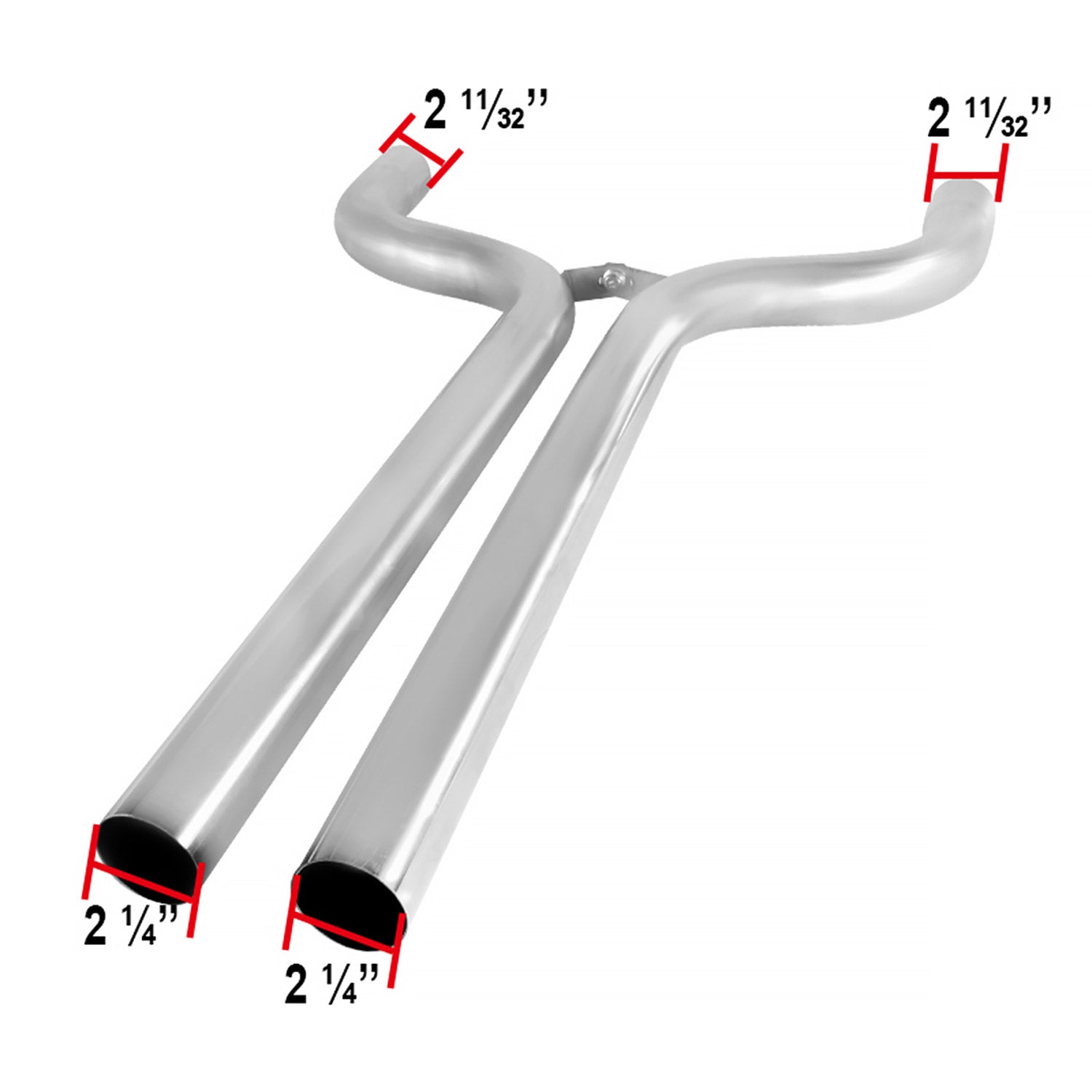 2010-2015 Chevy Camaro 3.6L V6 S.Steel Dual Catback Exhaust System Burnt Tip