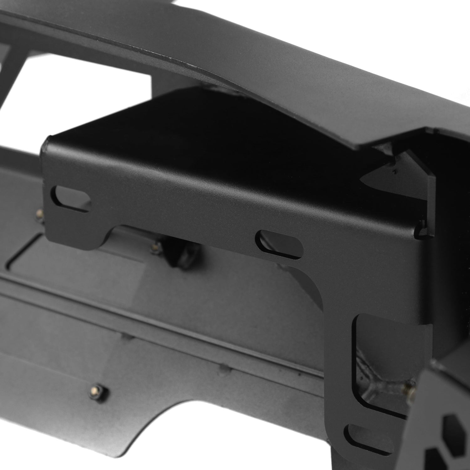 2015-2017 Ford F-150 Black Heavy Duty Steel Front Bumper & LED Light Ports