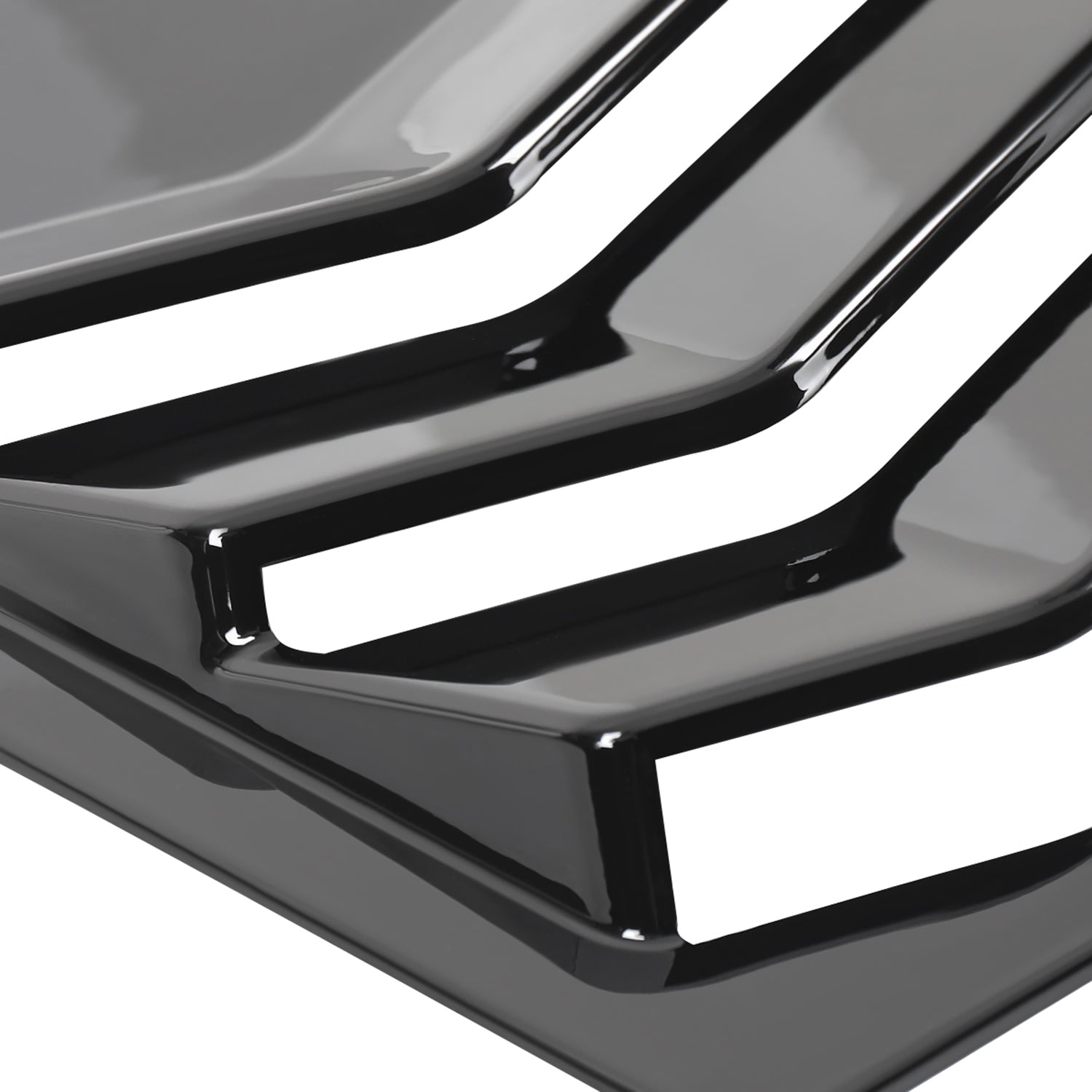2011-2021 Dodge Charger Glossy Black Side Window Louvers Vent