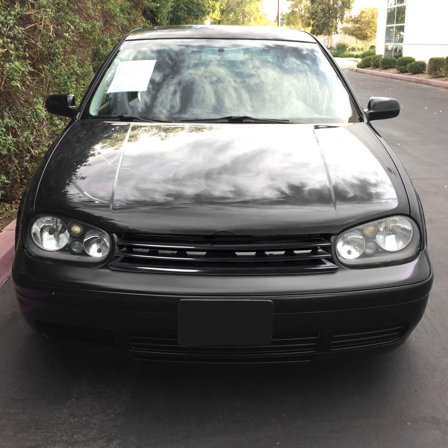 1999-2006 VW Golf/GTI/R32 Mk4 Glossy Black ABS Horizontal Style Grille