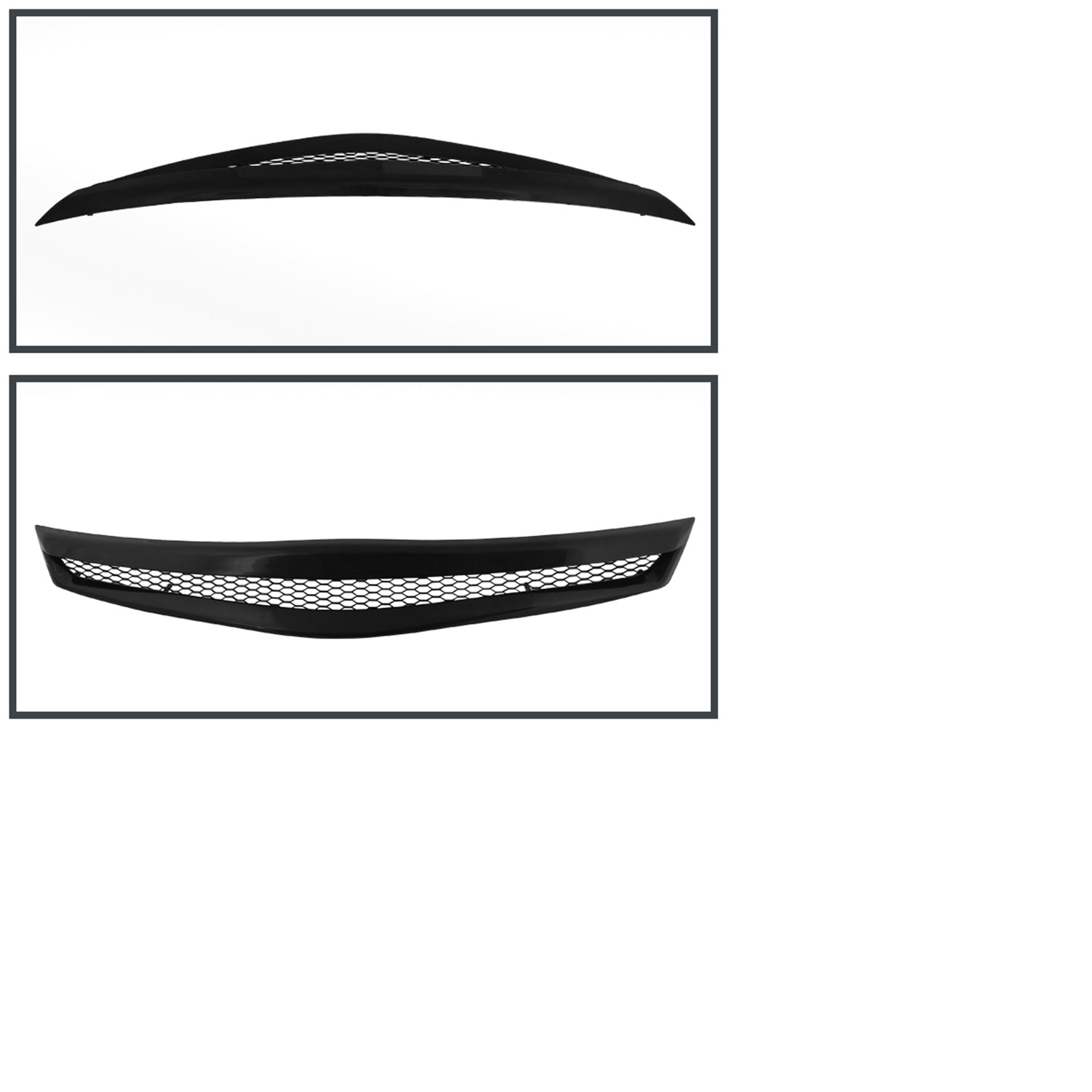 2006-2008 Honda Civic Coupe Si TR Style Black ABS Mesh Grille