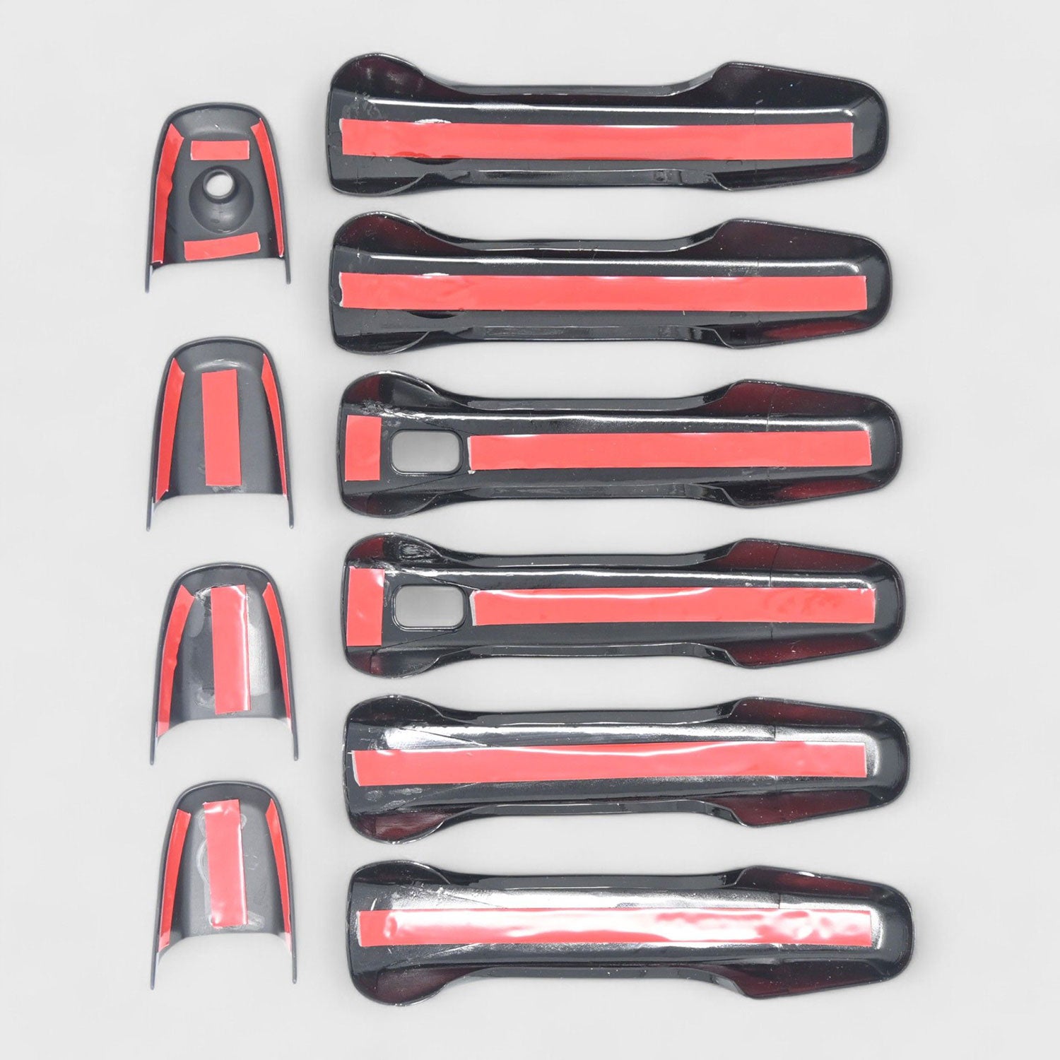 2011-2019 Ford Explorer Door Handle Cover Gloss Black 10Pcs ABS Plastic