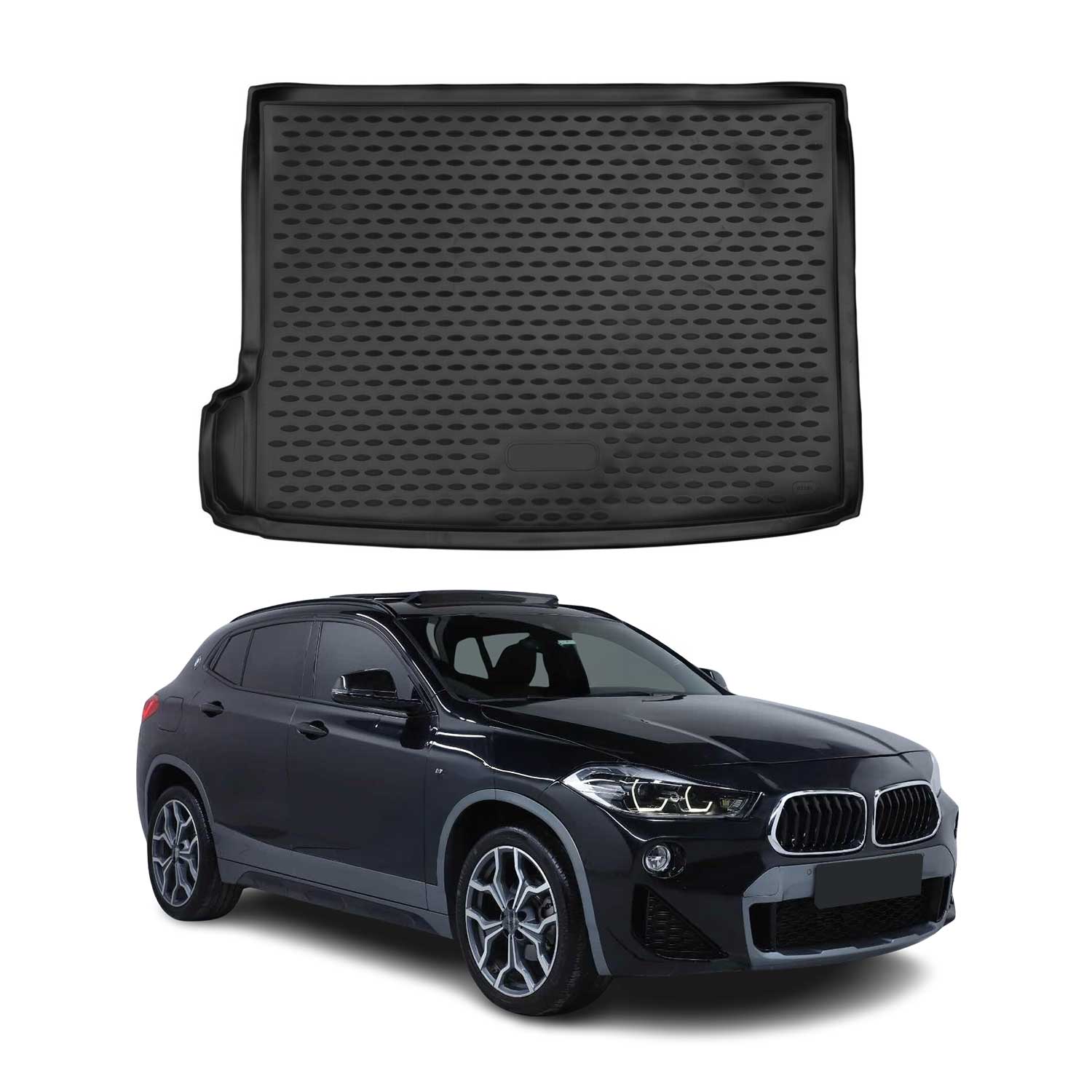 2018-2023 BMW X2 F39 Cargo Liner Trunk Mat All Weather Black