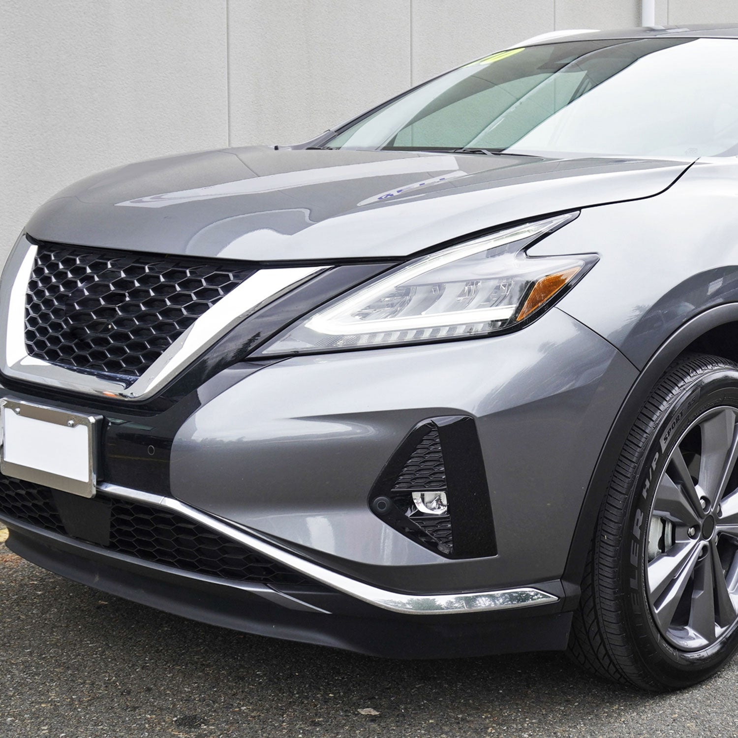 2019-2021 Nissan Murano LED Fog Lights Kit Chrome Housing/Clear Lens