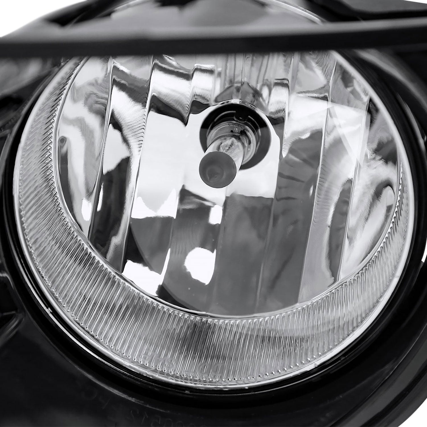 2008-2017 Toyota Sequoia H10 Fog Lights w/Switch & Wiring Harness Chrome/Clear