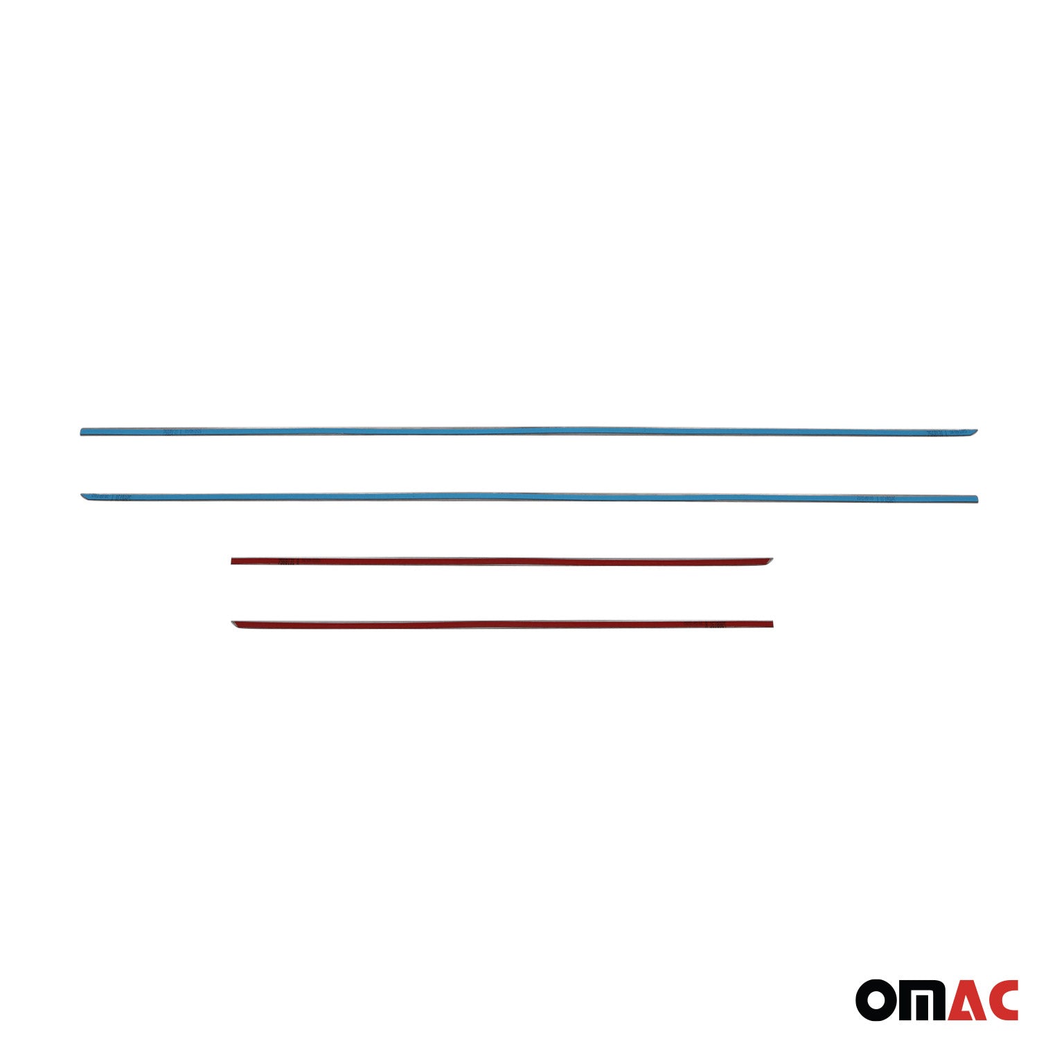 2022-2024 VW Golf R/ GTI Car Side Door Streamer Guard Trim Stainless Steel 4x