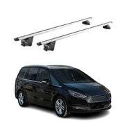 Roof Rack Cross Bars Luggage Carrier for Ford Galaxy 2010-15 Alu Silver Grey 2x