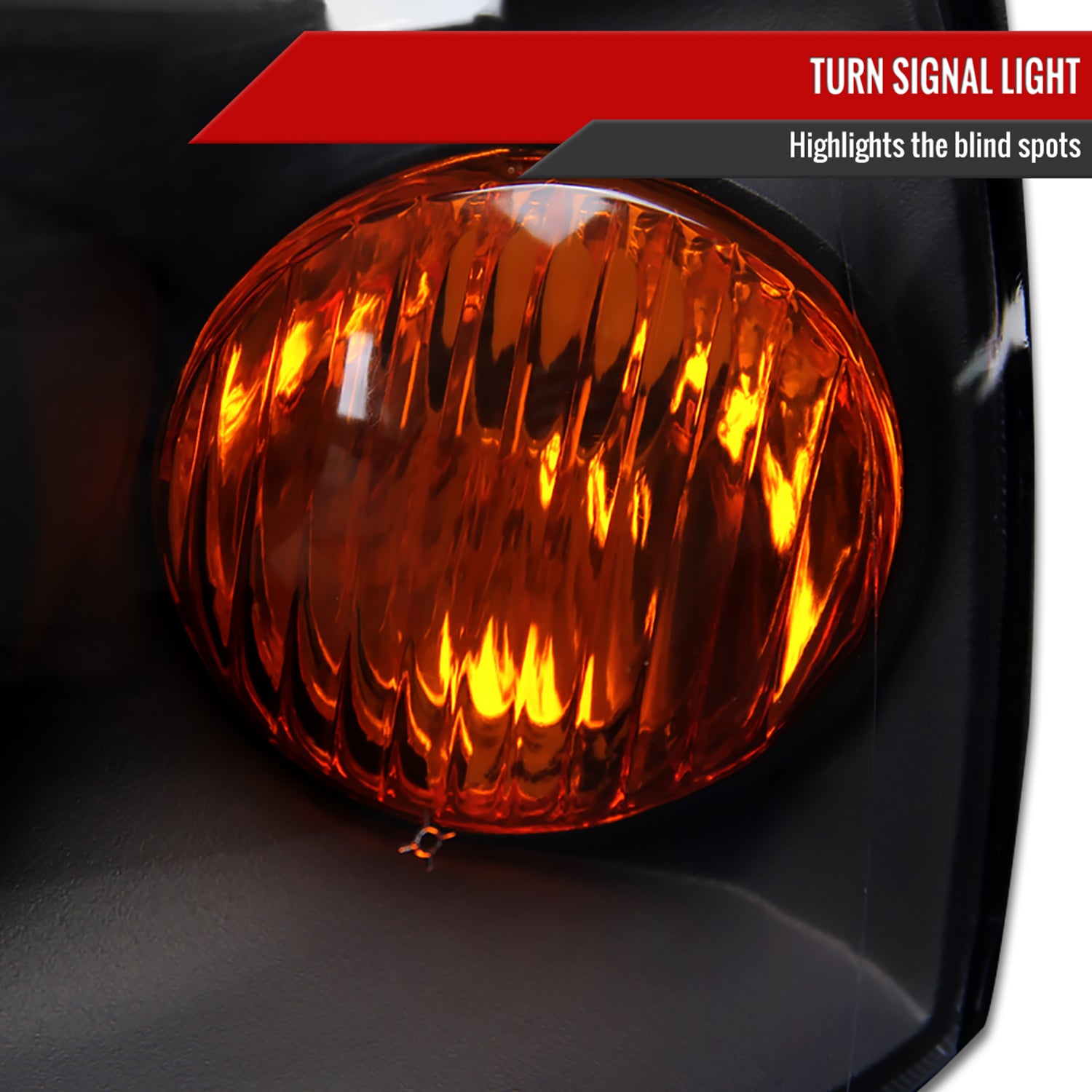 2004-2006 Hyundai Elantra Crystal Headlights w/ Amber Reflectors Black/Clear