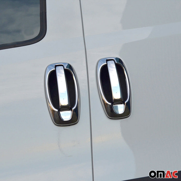 Car Door Handle Cover Protector for RAM ProMaster City 2015-2022 S. Steel 8x