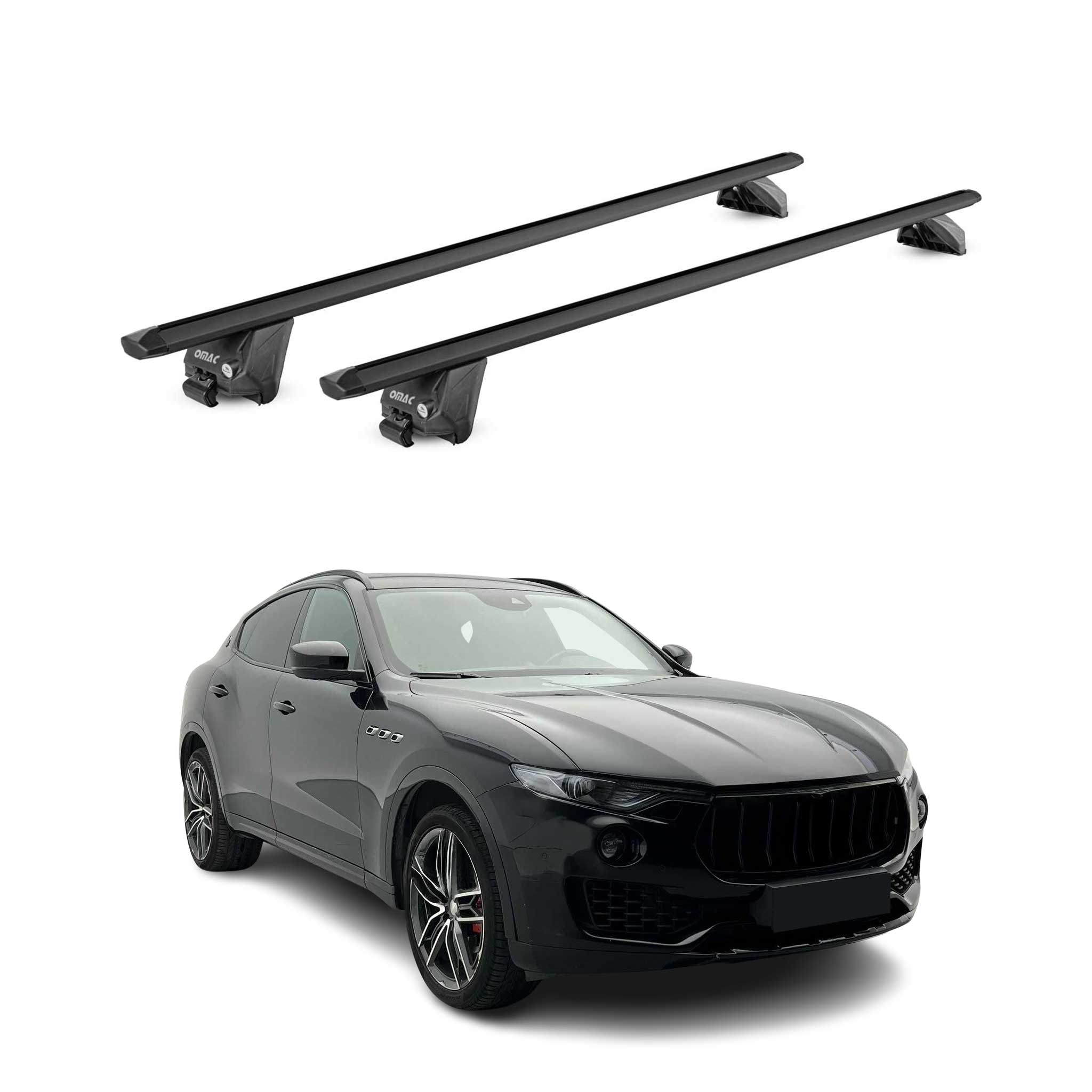 2017-2024 Maserati Levante Roof Rack Cross Bars Black