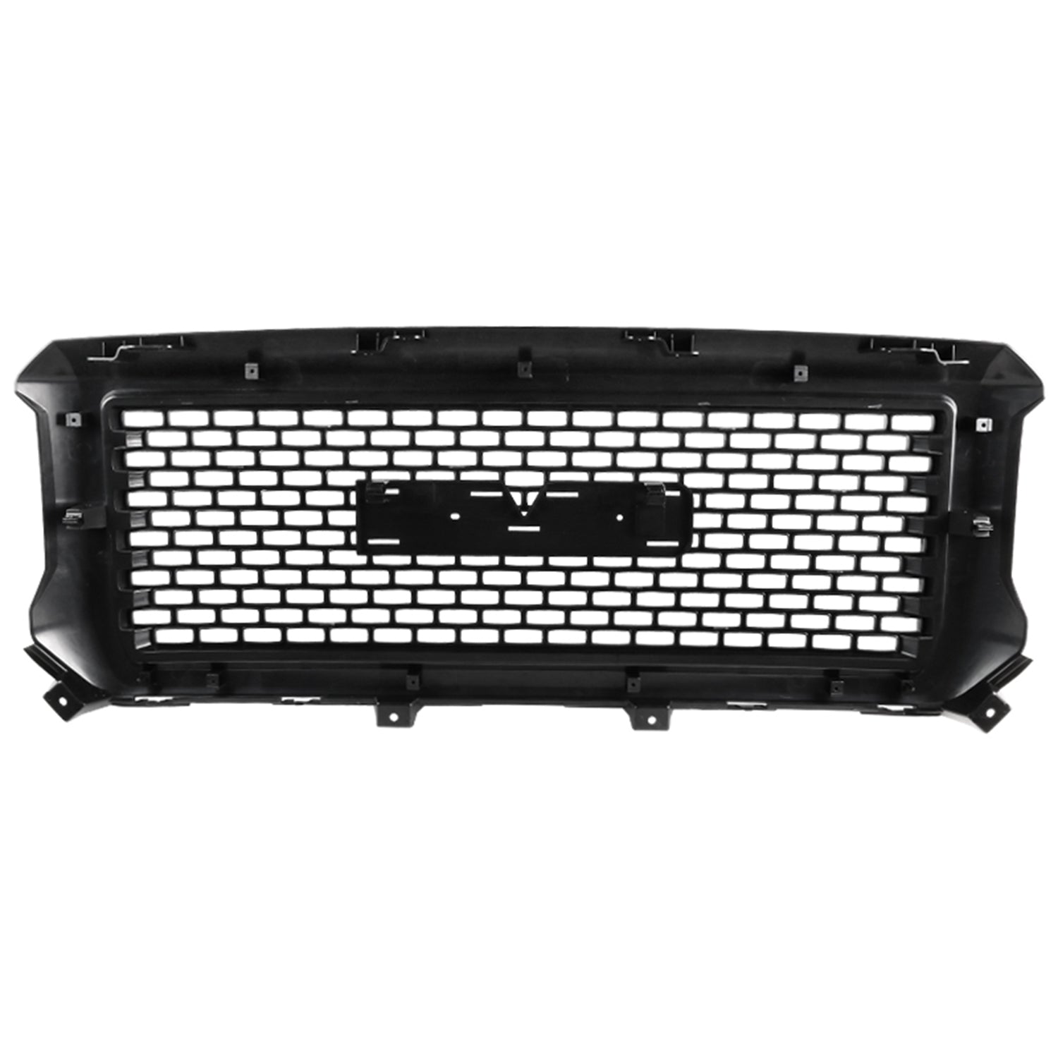 2014-2015 GMC Sierra 1500 Glossy Black ABS Denali Style Square Mesh Grille