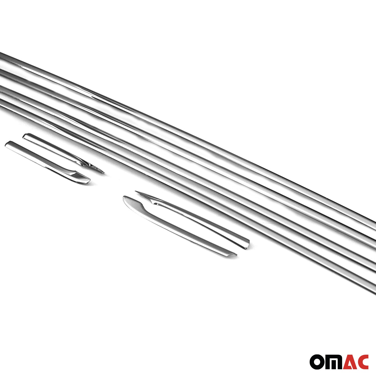 2019-2025 Toyota Corolla Sedan Window Molding Trim Streamer Stainless Steel