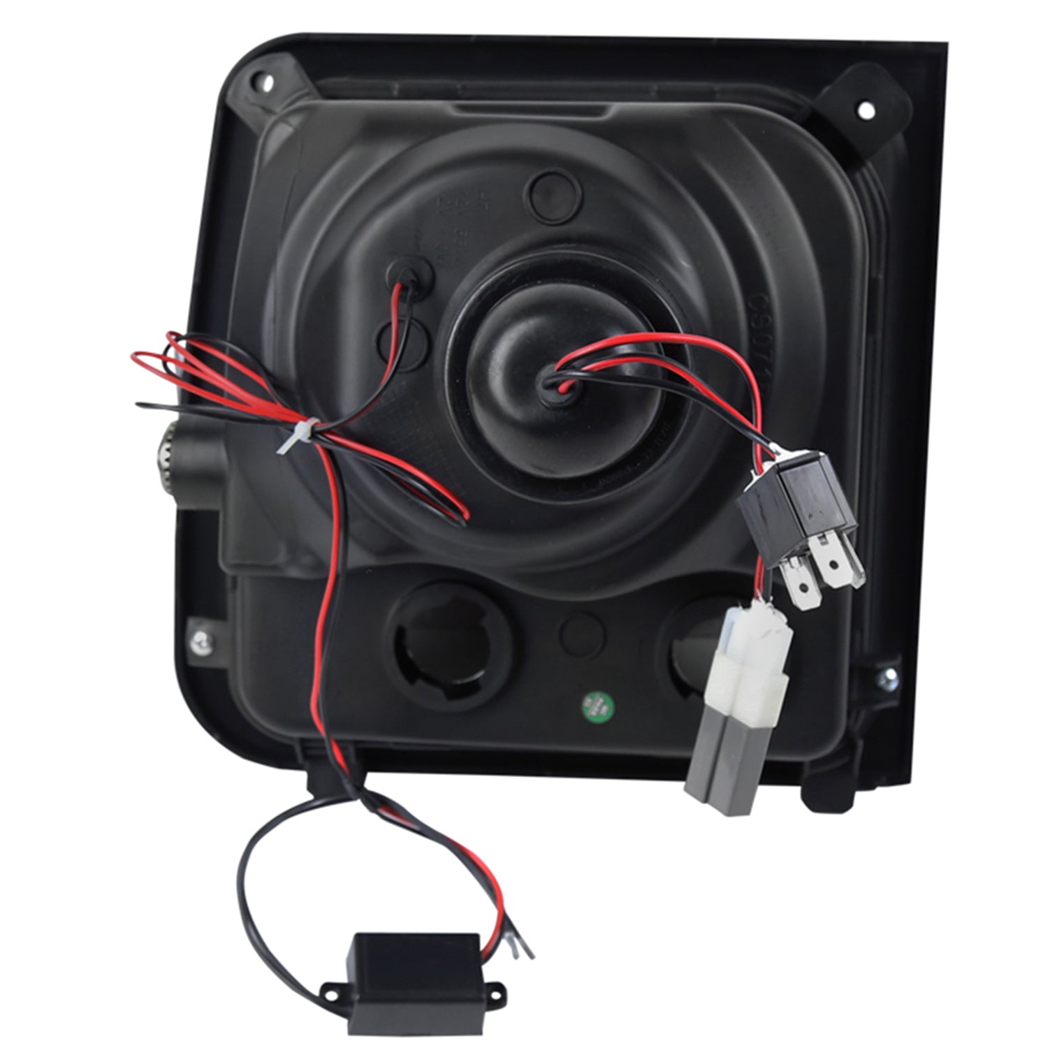 1997-2001 Jeep Cherokee Halo Projector Headlights SMD LED Light Chrome/Smoke