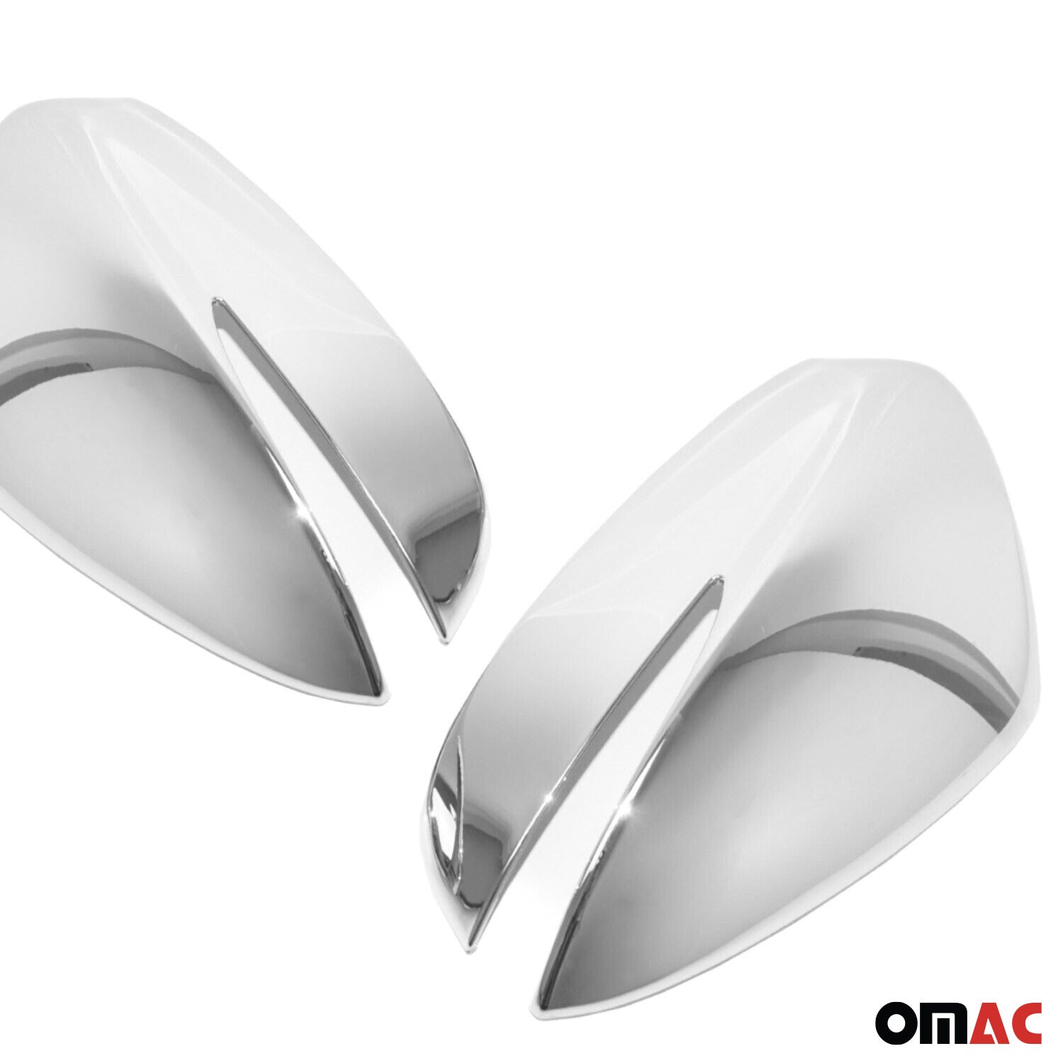 2017-2025 Mazda CX-5 Side Mirror Cover Caps Chrome Silver 2 Pcs