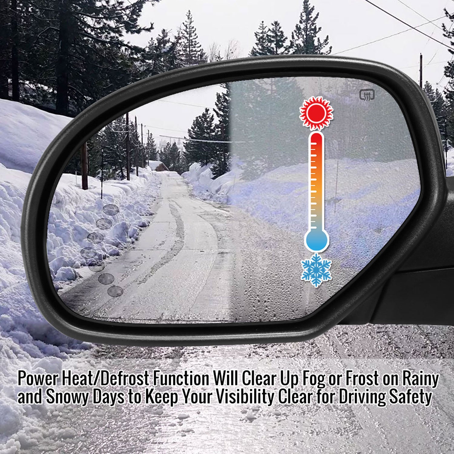 2007-2014 Chevy Silverado/Avalanche/Tahoe/Sierra Heated Side Mirror Driver