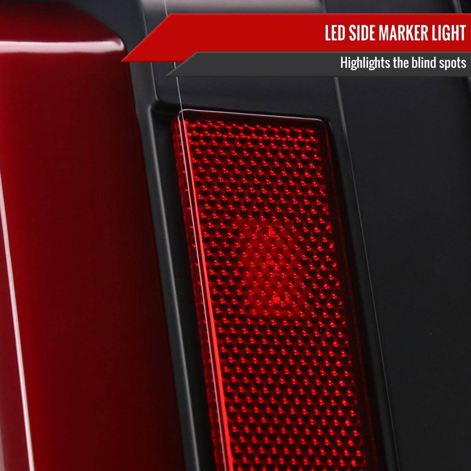 2007-2014 Chevy Tahoe/Suburban /GMC Yukon Red LED Turn Signal Tail Lights