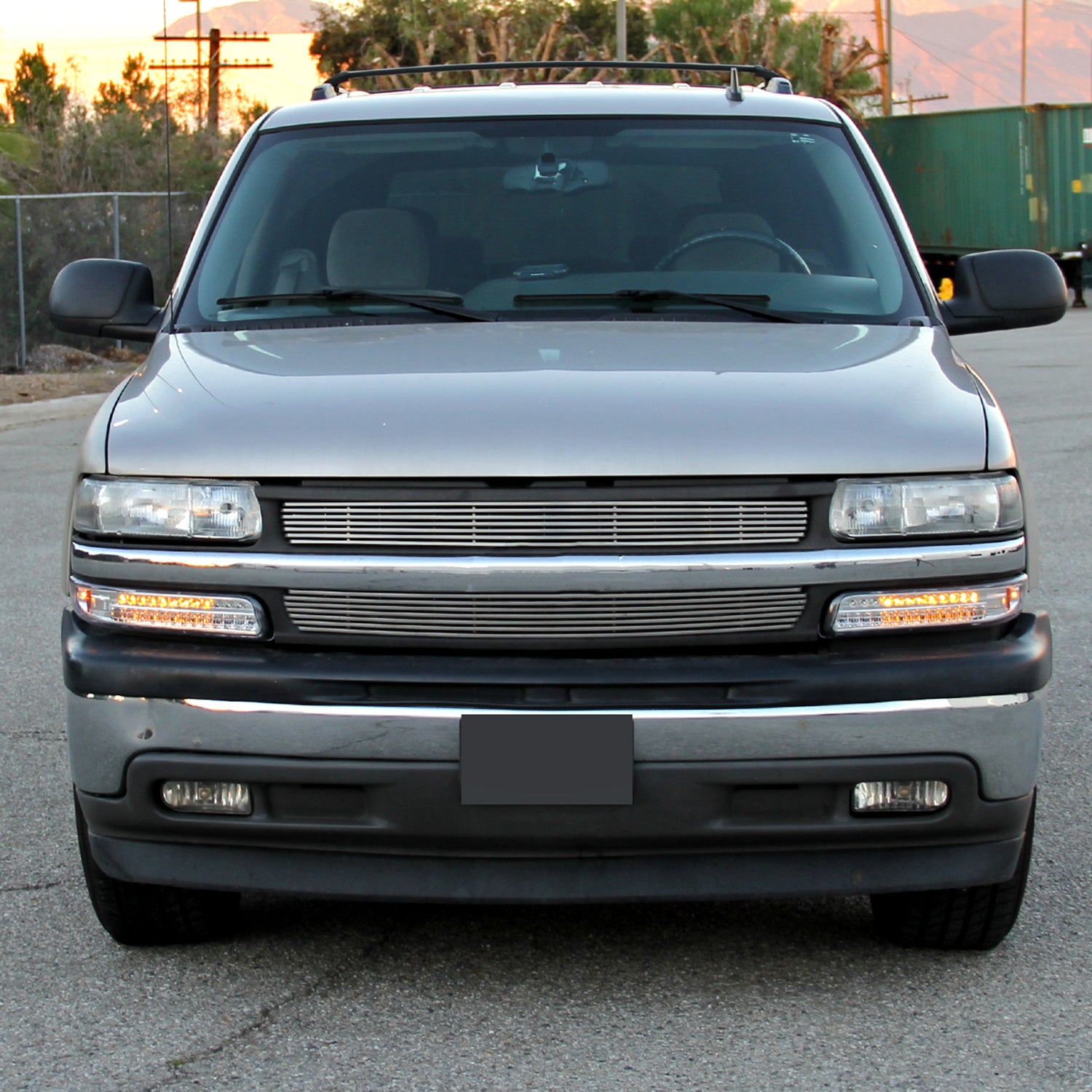 1999-2002 Chevy Silverado/ 00-2006 Tahoe Suburban LED Bumper Lights Chrome