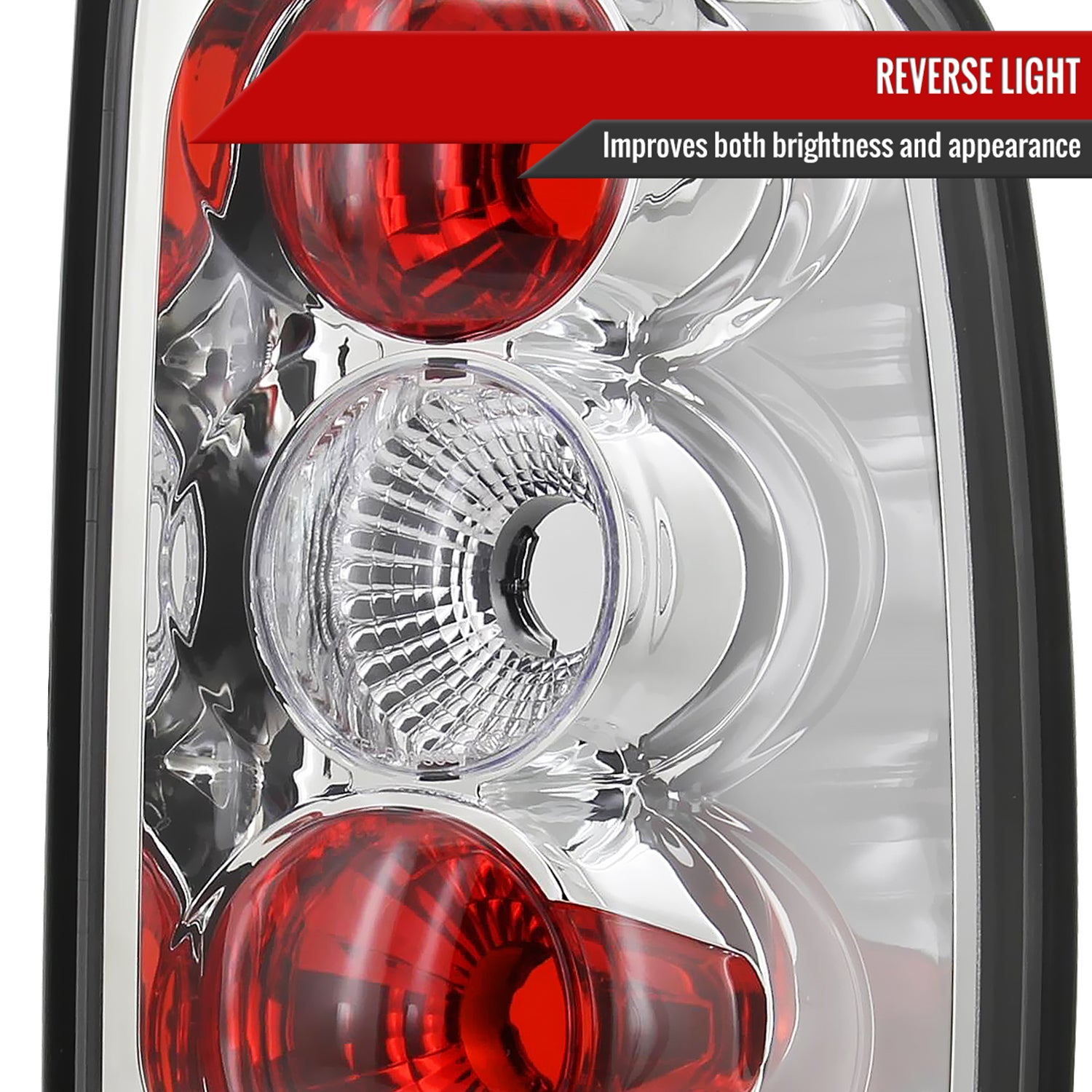 2000-2006 Chevy GMC Tahoe/Yukon/Suburban Tail Lights Chrome/Clear Lens