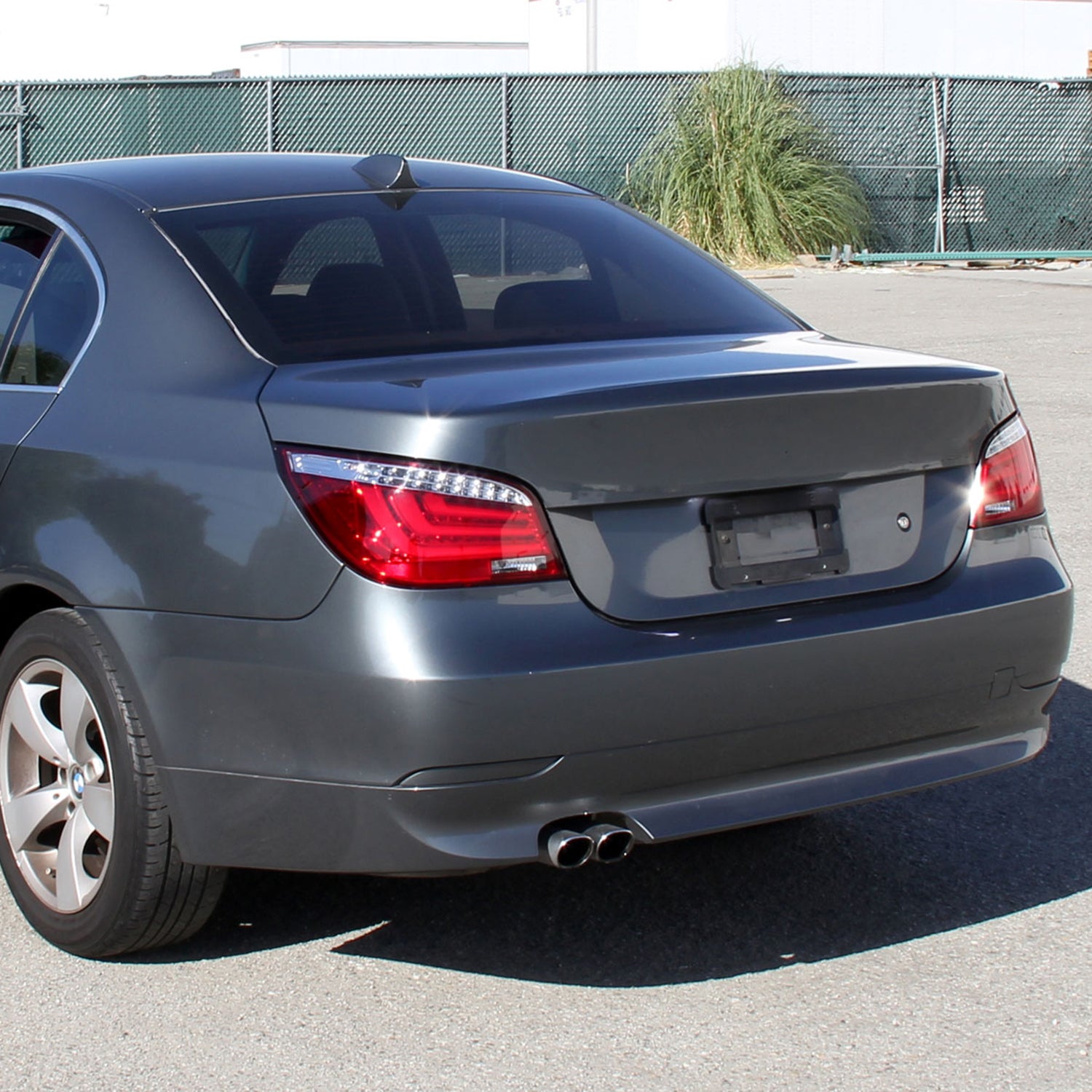 2008-2010 BMW E60 5 Series Sedan LED Tail Lights Chrome Housing/Red Lens
