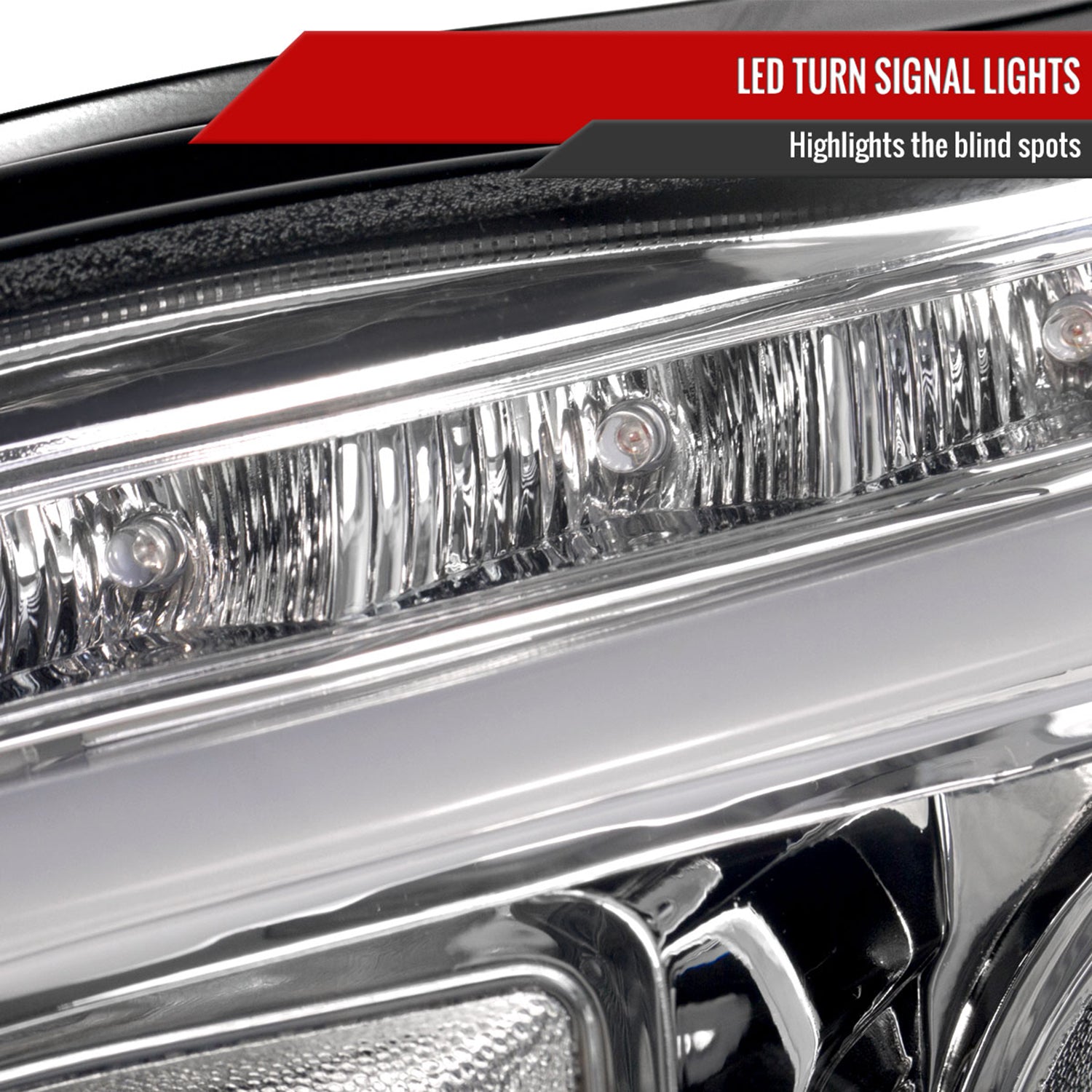 1998-2006 Mercedes Benz W220 S Class LED Headlights LED Signal Lights Chrome