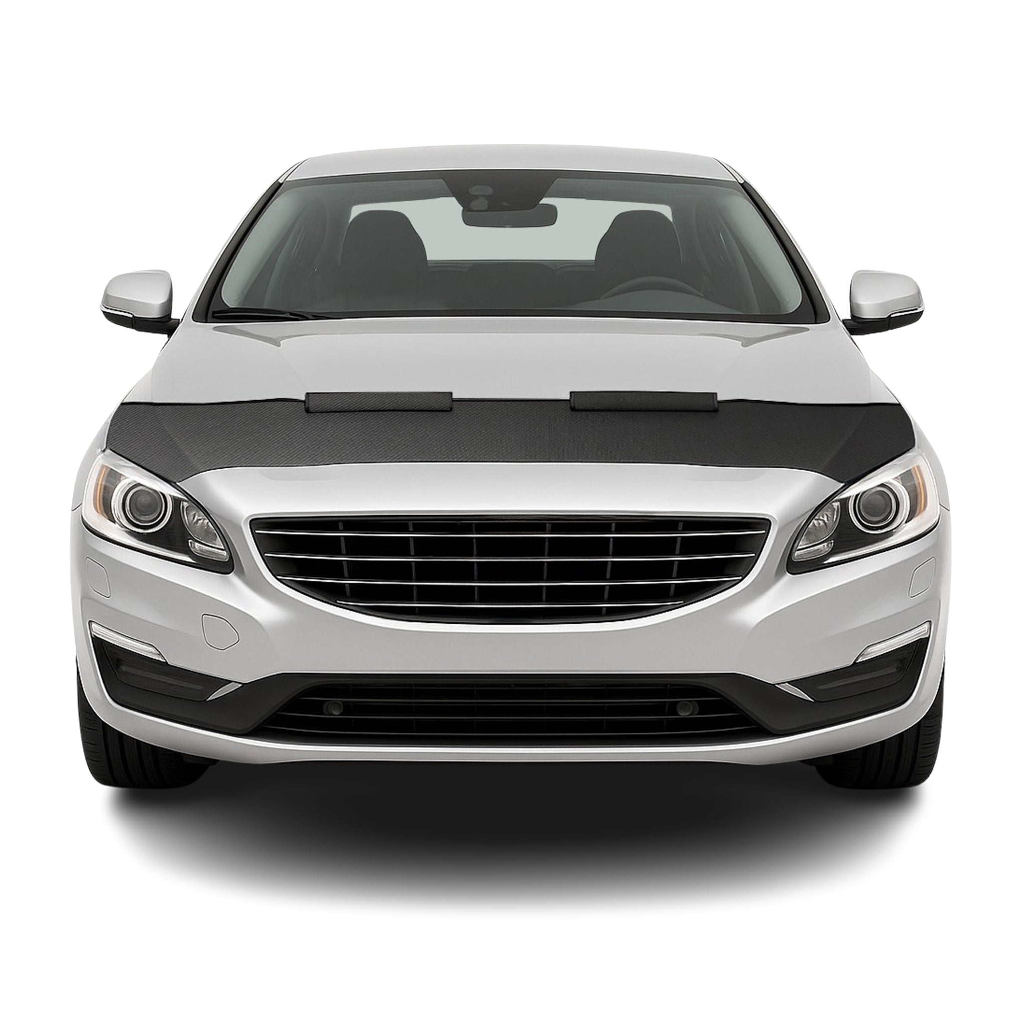 2016-2019 Volvo V40 Car Bonnet Mask Hood Bra Half Carbon