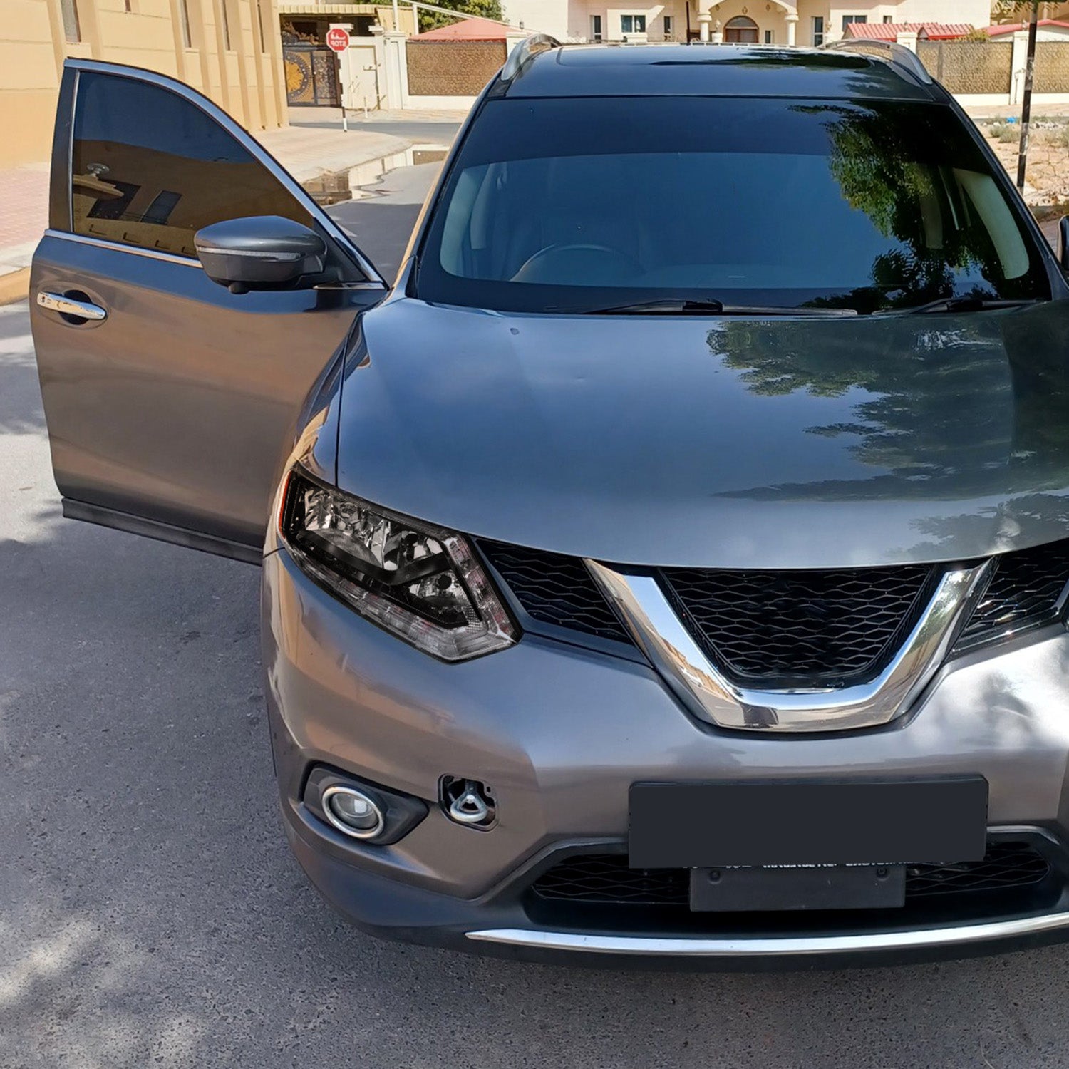 2014-2016 Nissan Rogue LED Strip Factory Passenger/Right Side Headlight Black