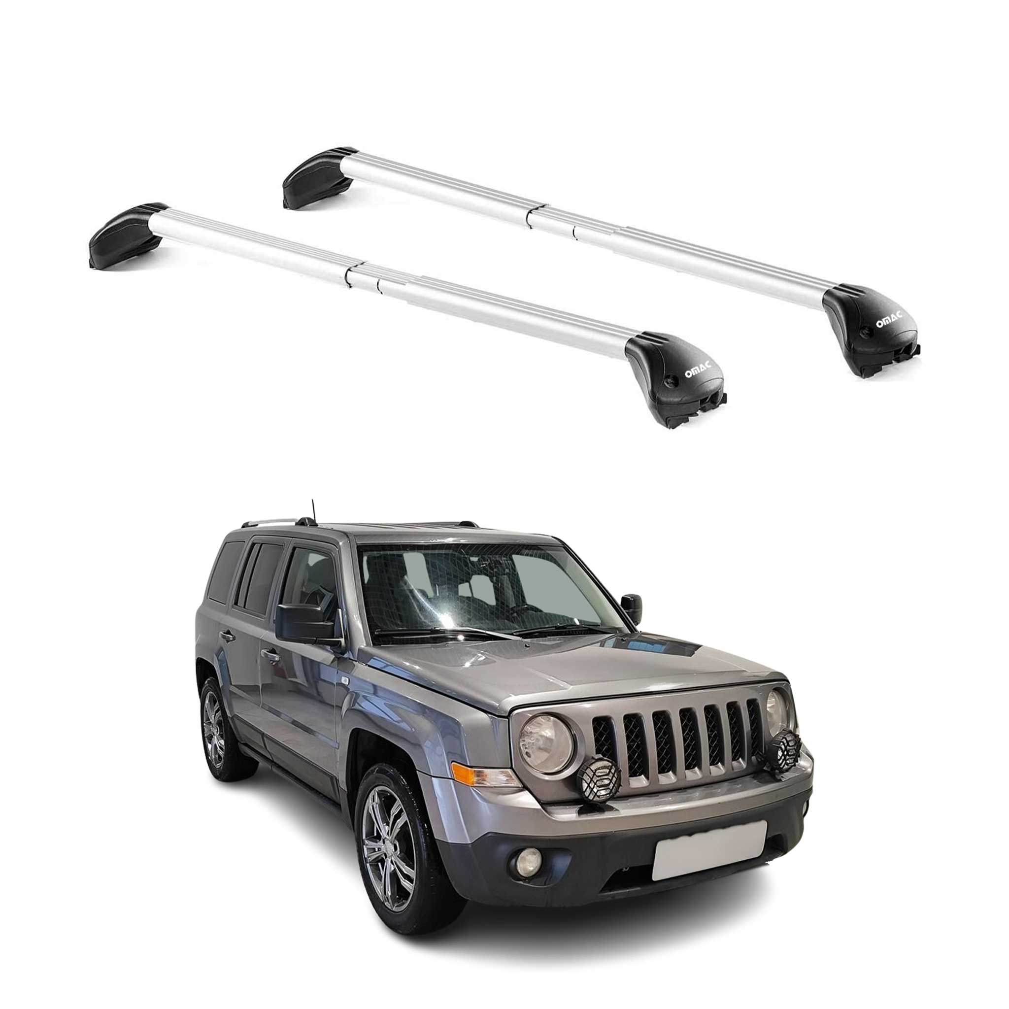 2007-2017 Jeep Patriot Roof Rack Cross Bars Luggage Carrier 2 Pcs