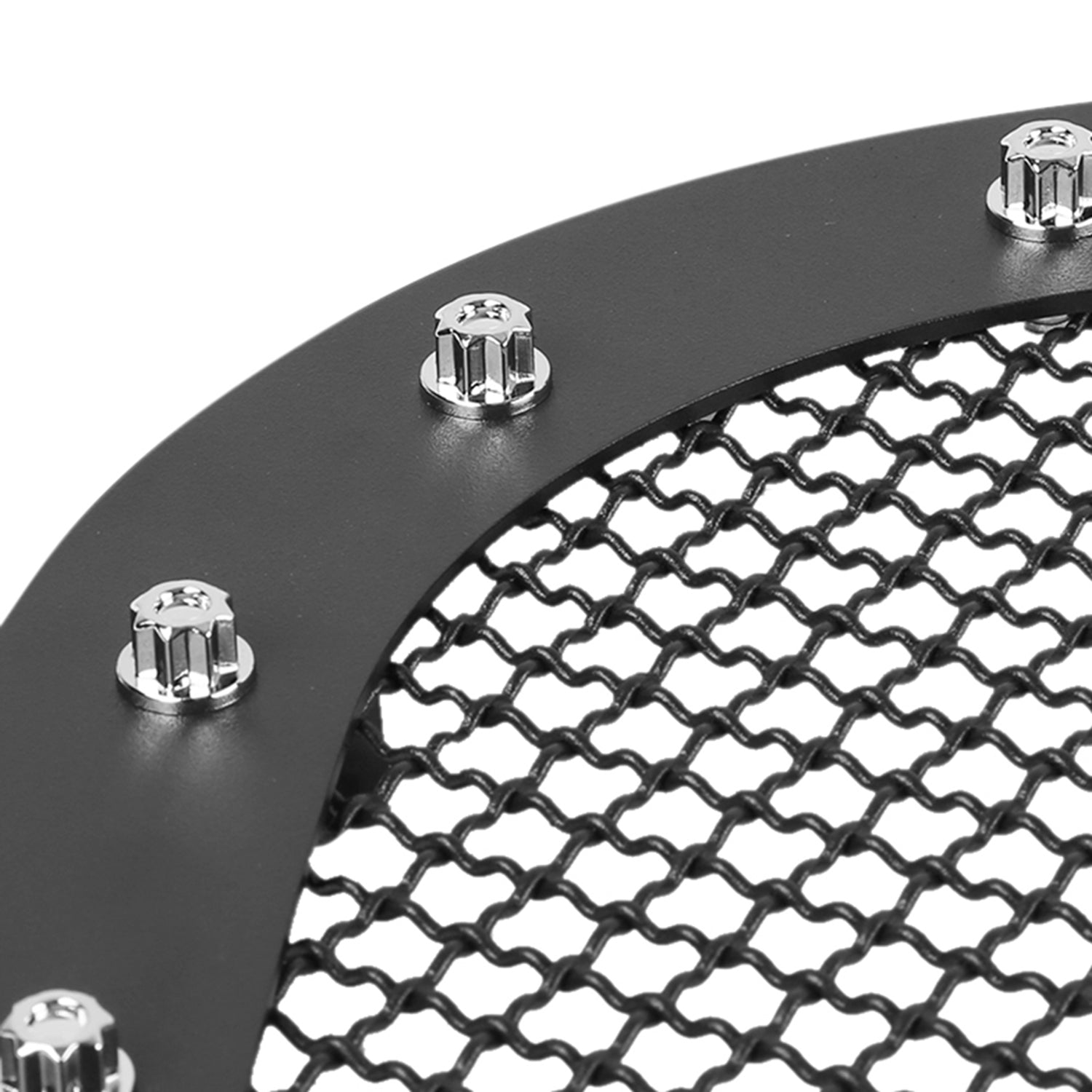 2013-2018 Dodge RAM 2500/3500 Rivet Style Black S.Steel Mesh Grille Insert