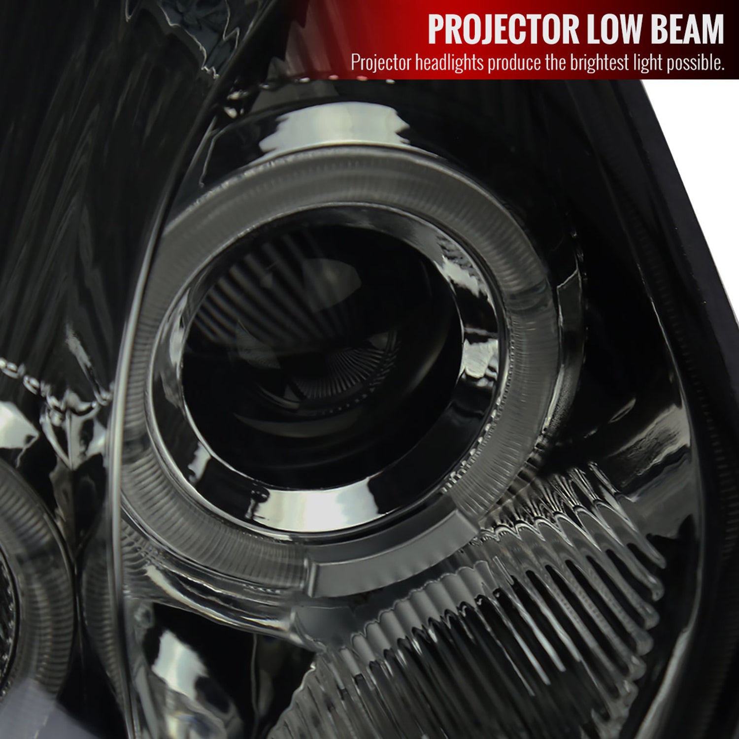 2000-2005 Mitsubishi Eclipse Dual Halo Projector Headlights Chrome/Smoke Lens