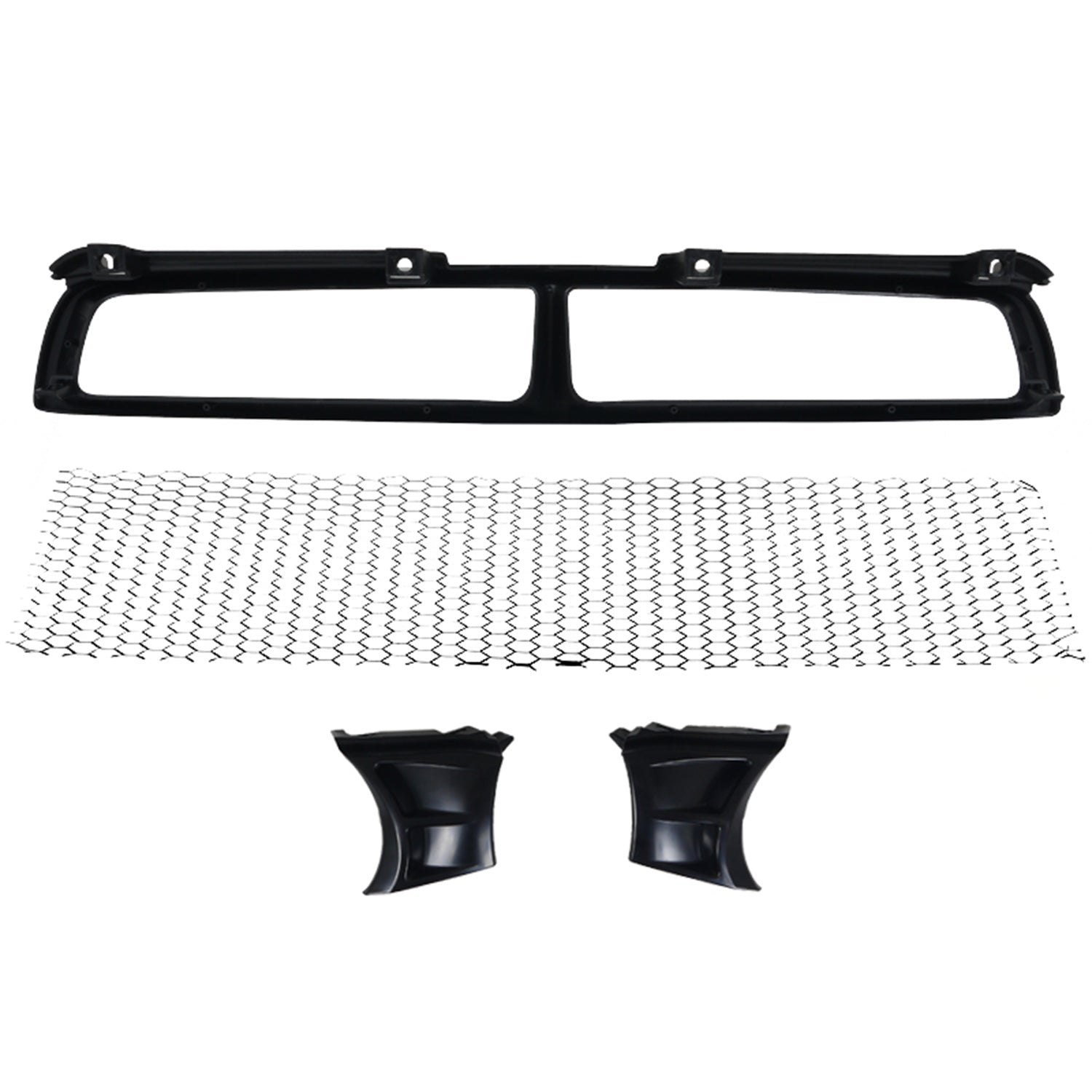 2002-2003 Subaru Impreza Black ABS Grille w/ Aluminum Mesh