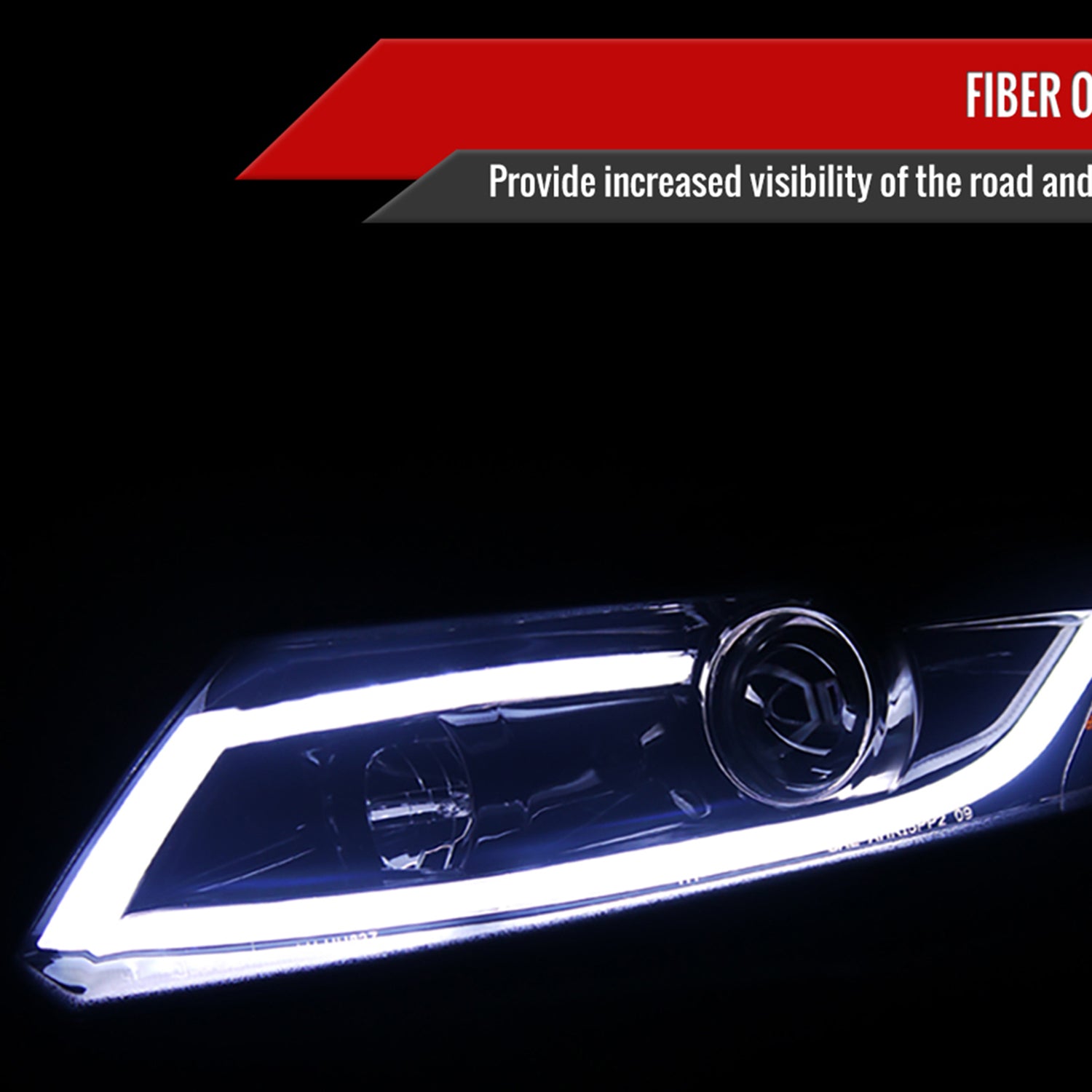 2012-2013 Honda Civic Coupe/ 12-2015 Civic Sedan LED Bar Projector Headlights