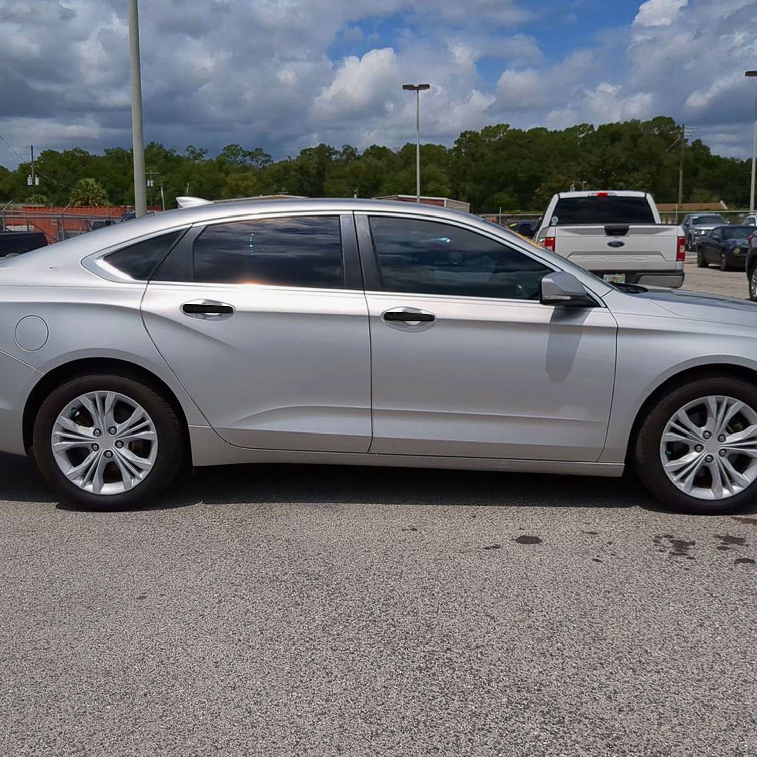 2013-2020 Chevrolet Impala Door Handle Cover Gloss Black 8Pcs ABS Plastic