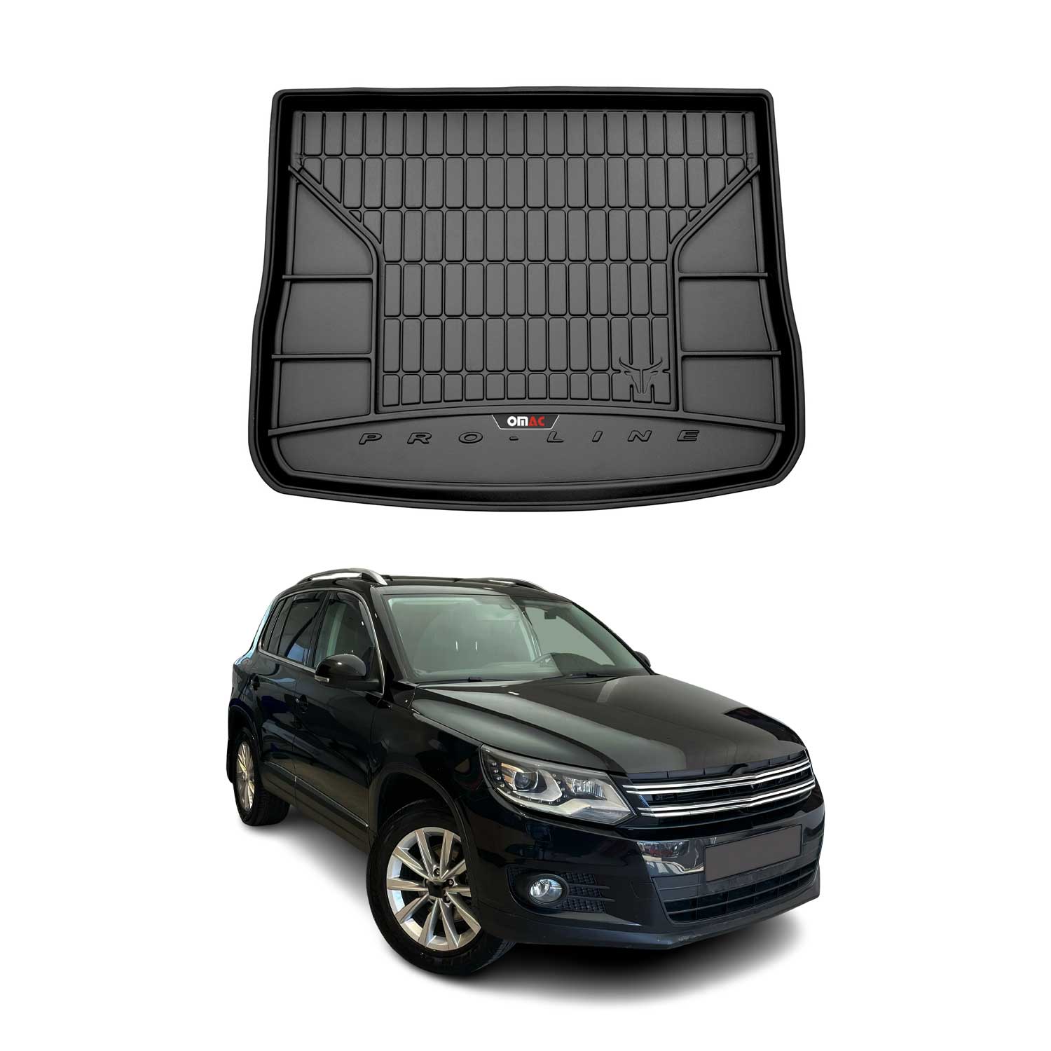 2009-2017 VW Tiguan Premium Cargo Liner Trunk Mat All Weather Heavy Duty