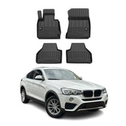 2015-2018 BMW X4 F26 Premium Floor Mats Liners Full Set All Weather Heavy Duty Black