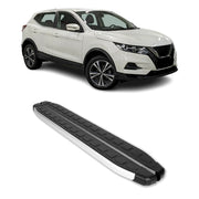 Side Step Nerf Bars Running Board for Nissan Rogue Sport 2017-2022 Black Gray 2x