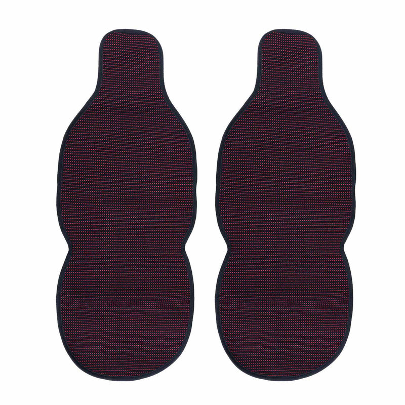 Land Rover Antiperspirant Front Seat Cover Pads Black Red 2 Pcs