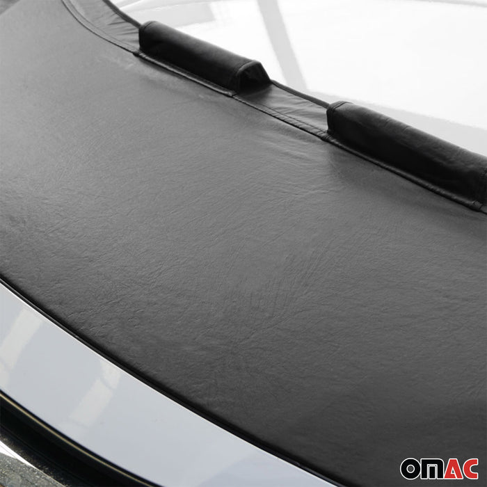 Car Bonnet Mask Hood Bra for Volkswagen Golf MK8 2022-2024 Black 1Pc Vinyl