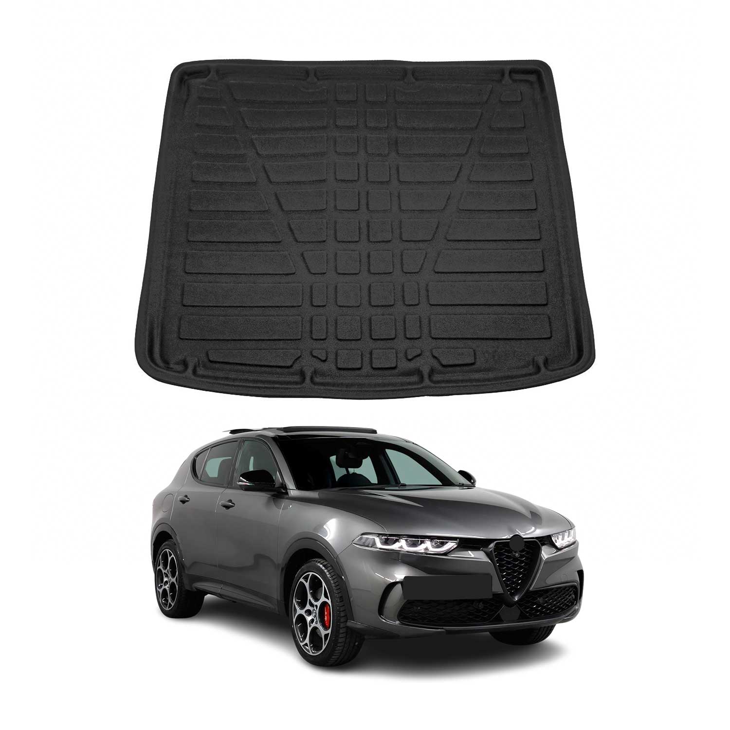2023-2024 Alfa Romeo Tonale Cargo Liner Trunk Mat All Weather Black