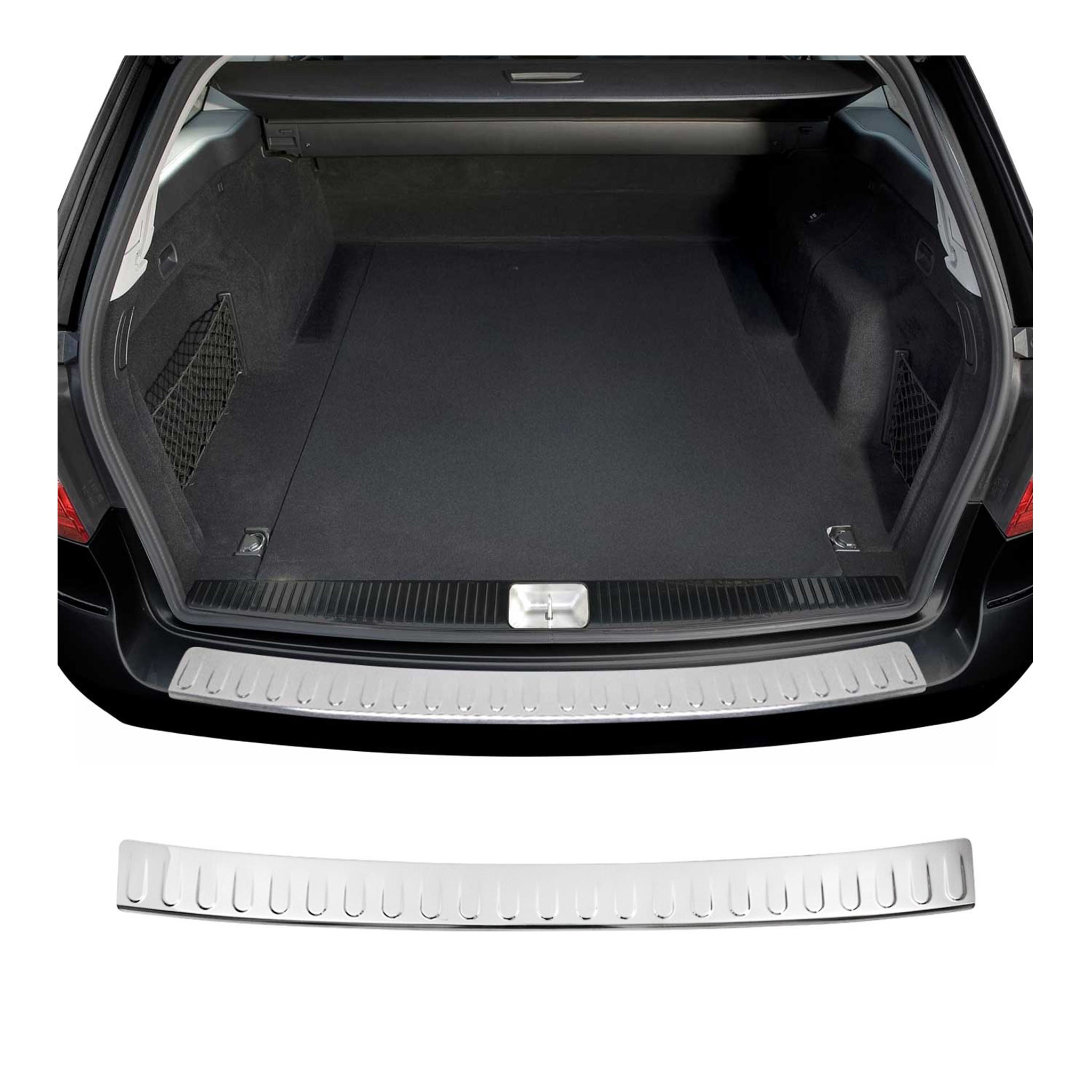 2011-2013 Mercedes E Class S212 Wagon Rear Bumper Guard Stainless Steel Glossy