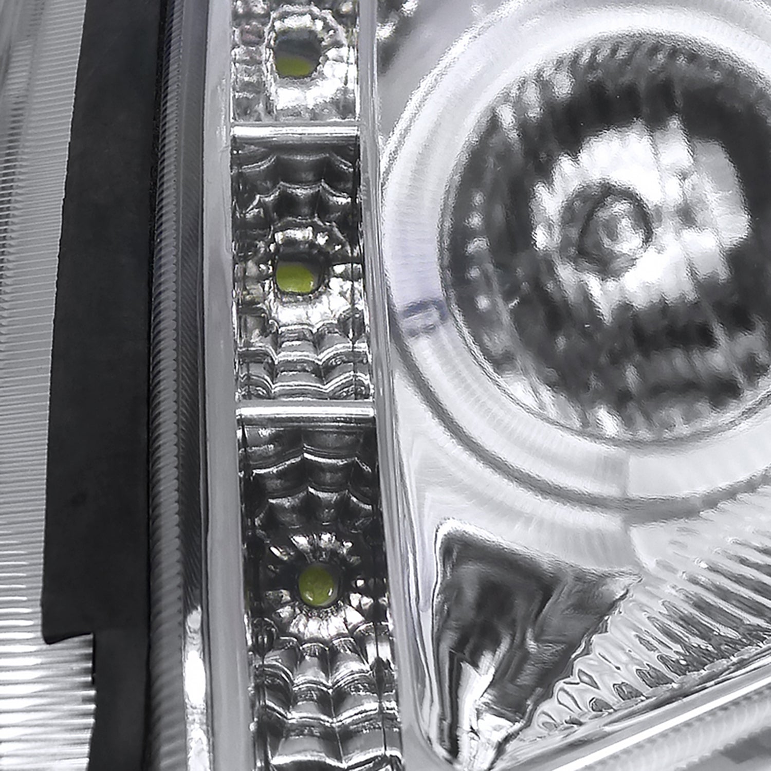 2000-2005 Mitsubishi Eclipse Dual Halo Projector Headlights LED Light Chrome