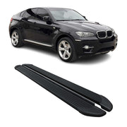 2008-2014 BMW X6 E71 Running Boards Side Steps Black