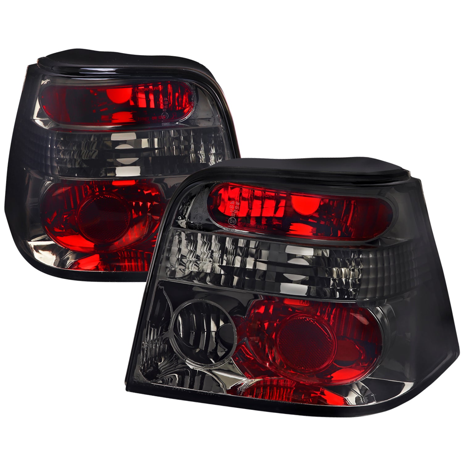 1999-2006 VW Golf Mk4/GTI/R32 Tail Lights Chrome Housing/Smoke Lens