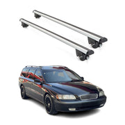2001-2007 Volvo V70 Roof Rack Cross Bars Silver