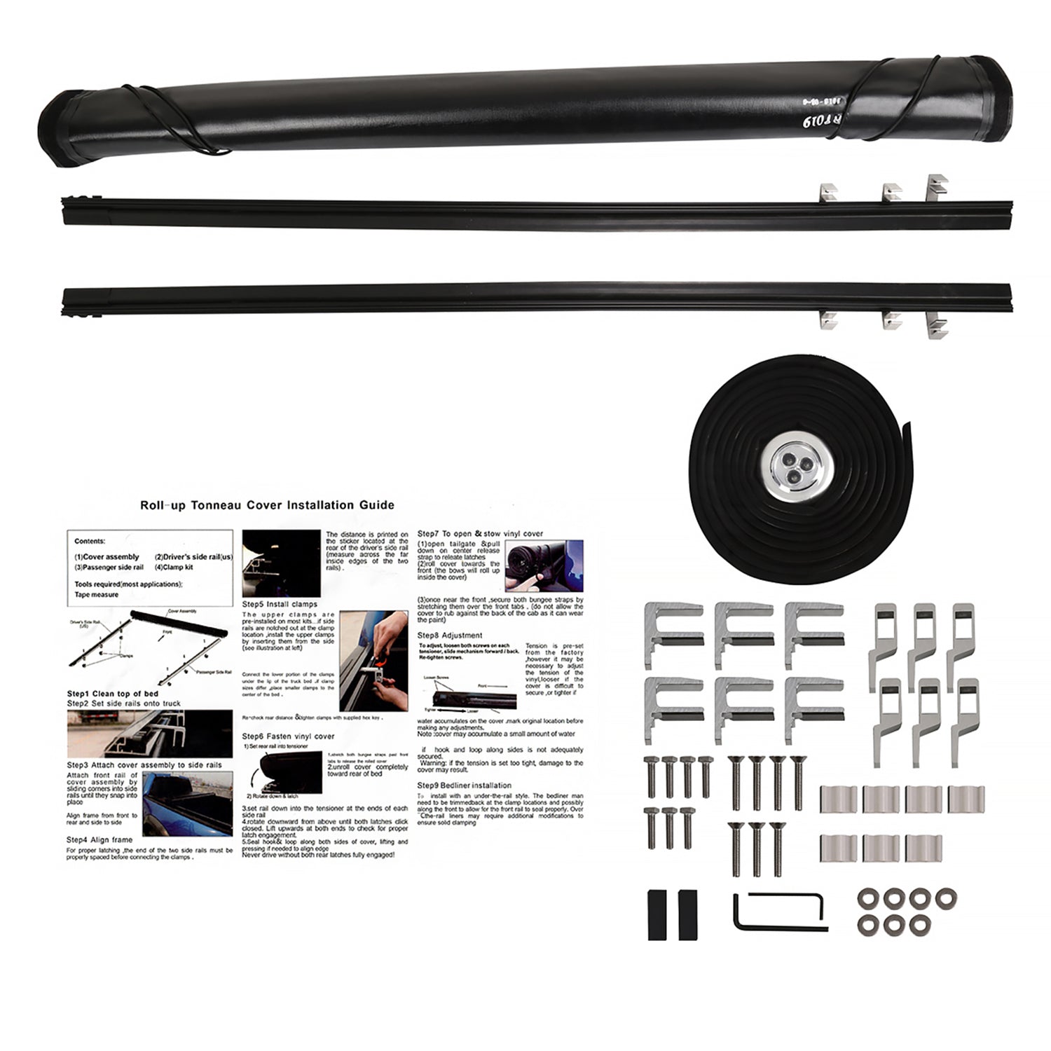 2001-2005 Ford Explorer Sport Trac 50" Bed Roll Up Vinyl Tonneau Cover