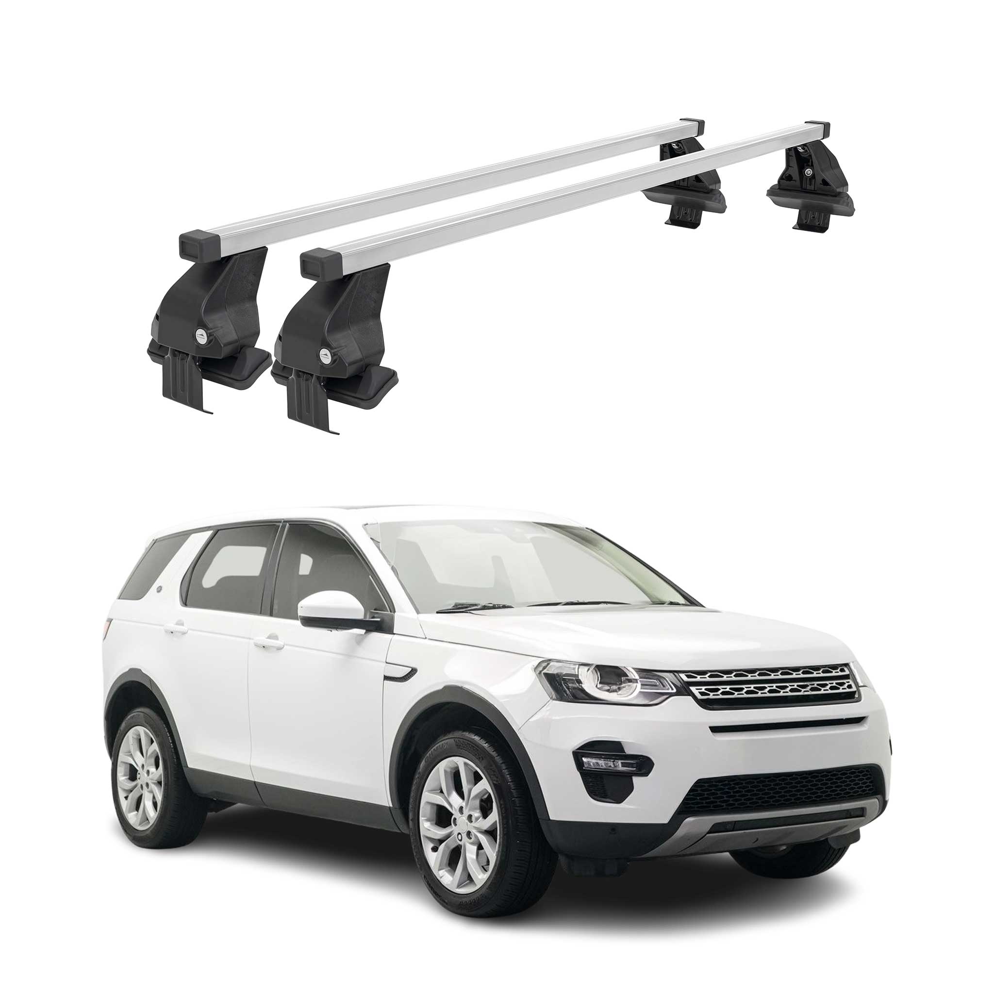 2015-2019 Land Rover Discovery Sport Roof Rack Cross Bars Silver