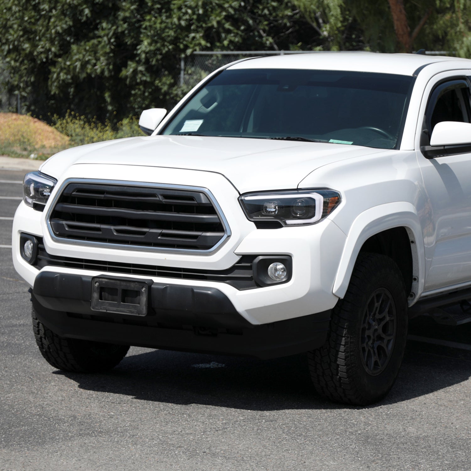 2016-2023 Toyota Tacoma Switchback LED C-Bar Projector Headlights Matt Black