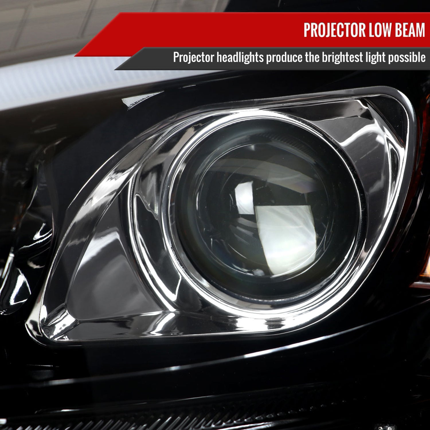 2006-2008 Mercedes W164 ML Class LED Bar Headlights Signal Lights Jet Black